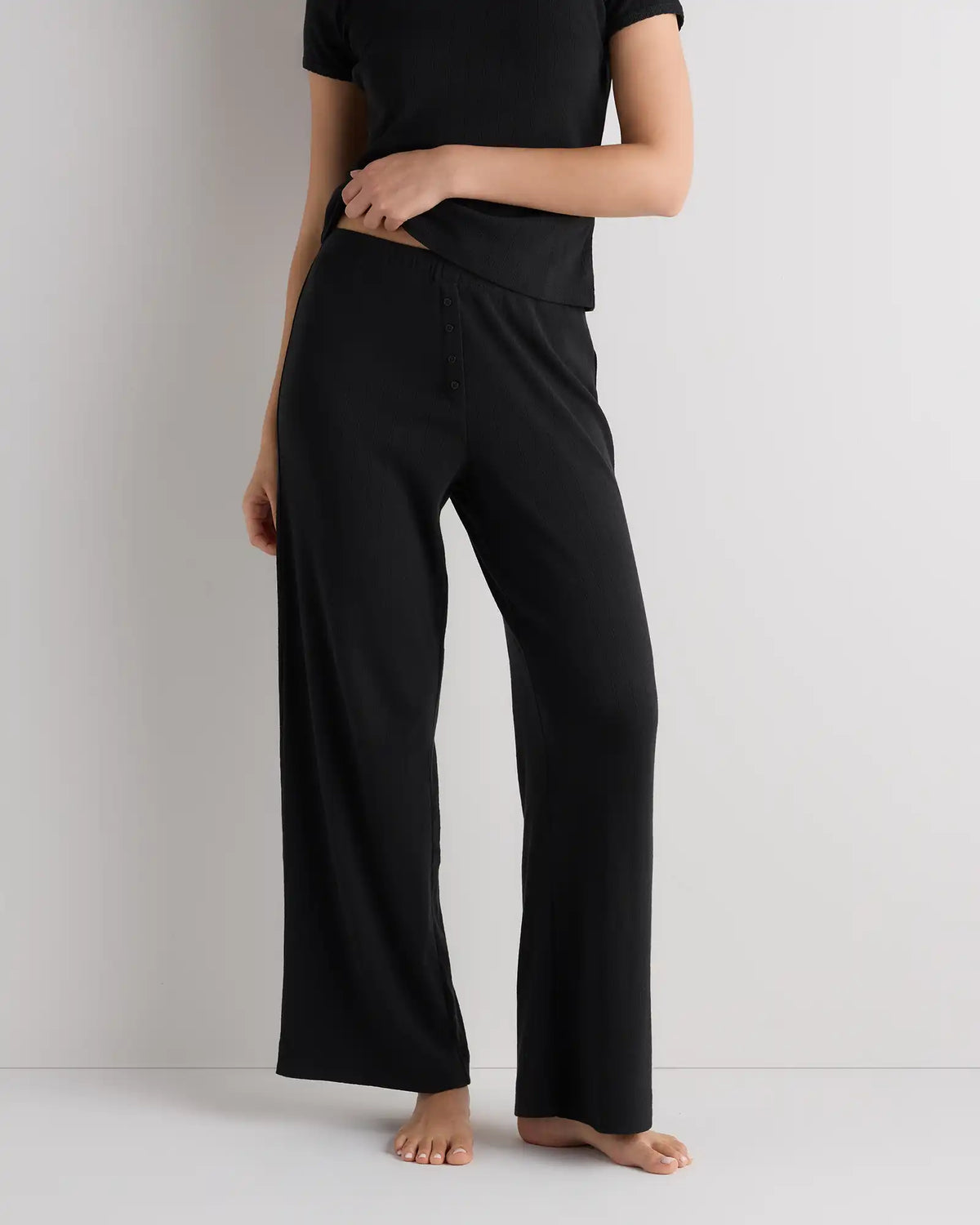 Organic Cotton Pointelle Pajama Set