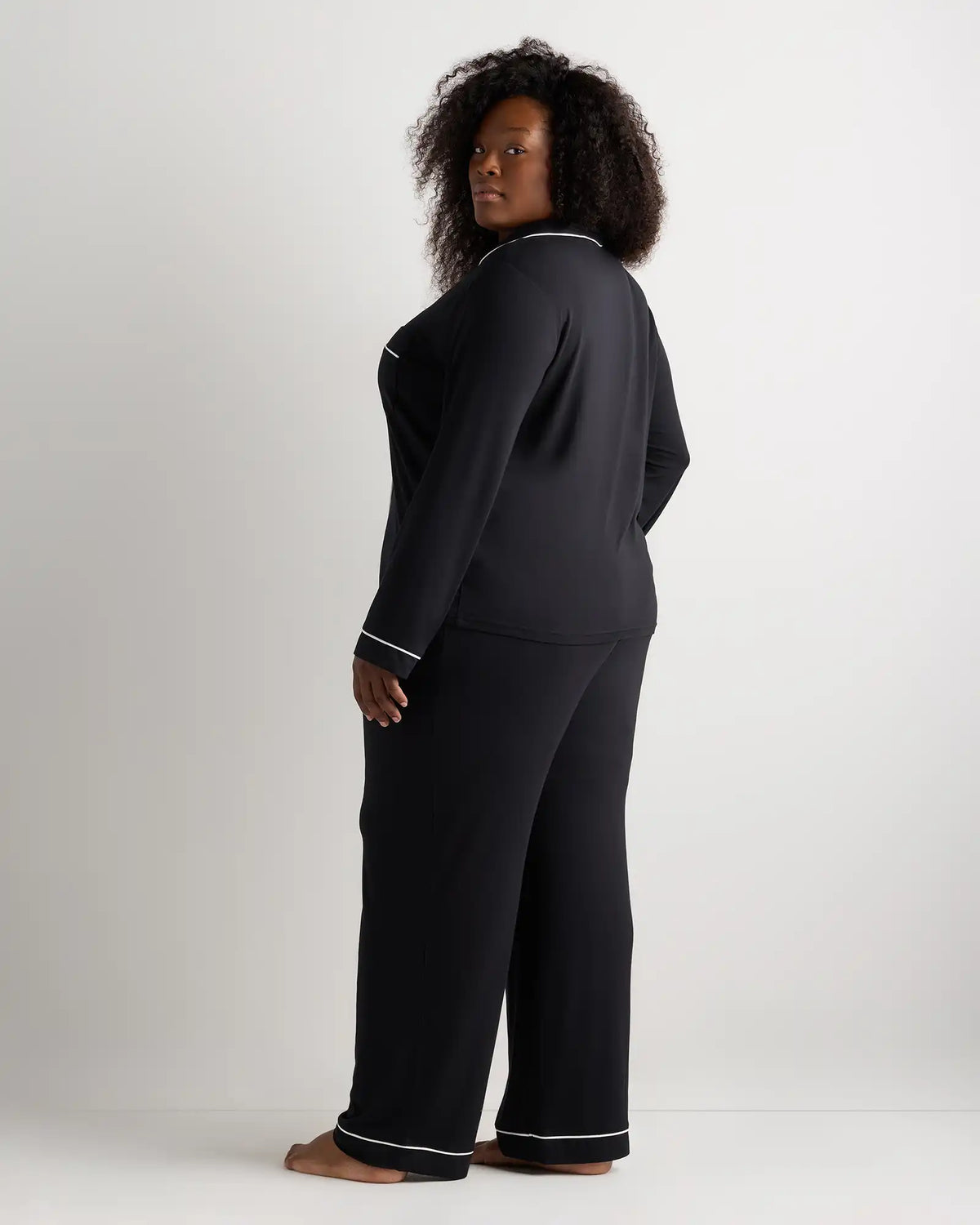 Bamboo Jersey Long Sleeve Pajama Set