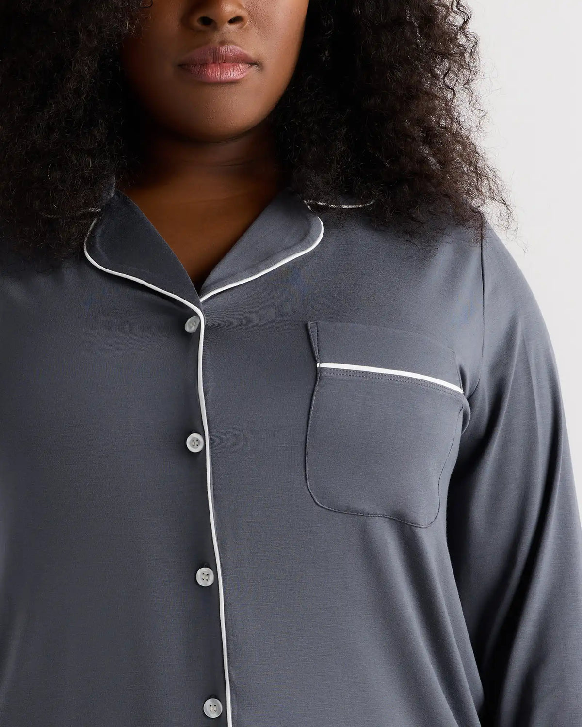 Bamboo Jersey Long Sleeve Pajama Set