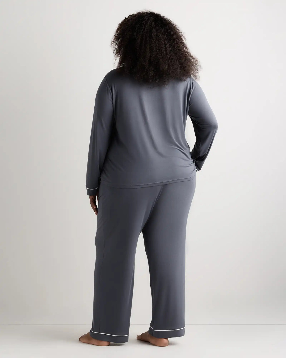 Bamboo Jersey Long Sleeve Pajama Set