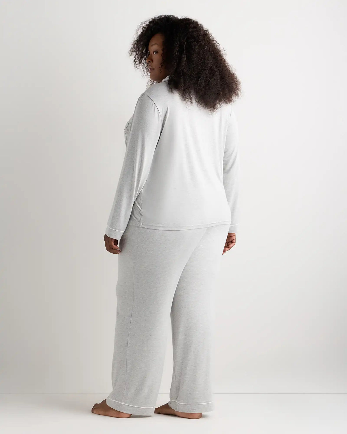 Bamboo Jersey Long Sleeve Pajama Set