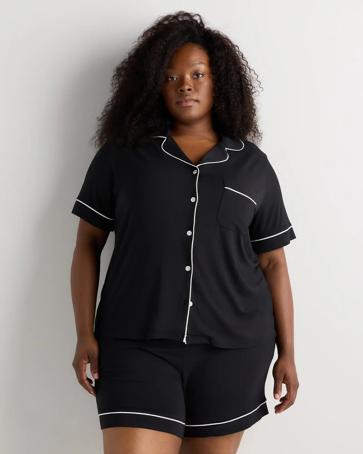 Bamboo Jersey Short Sleeve Pajama Set
