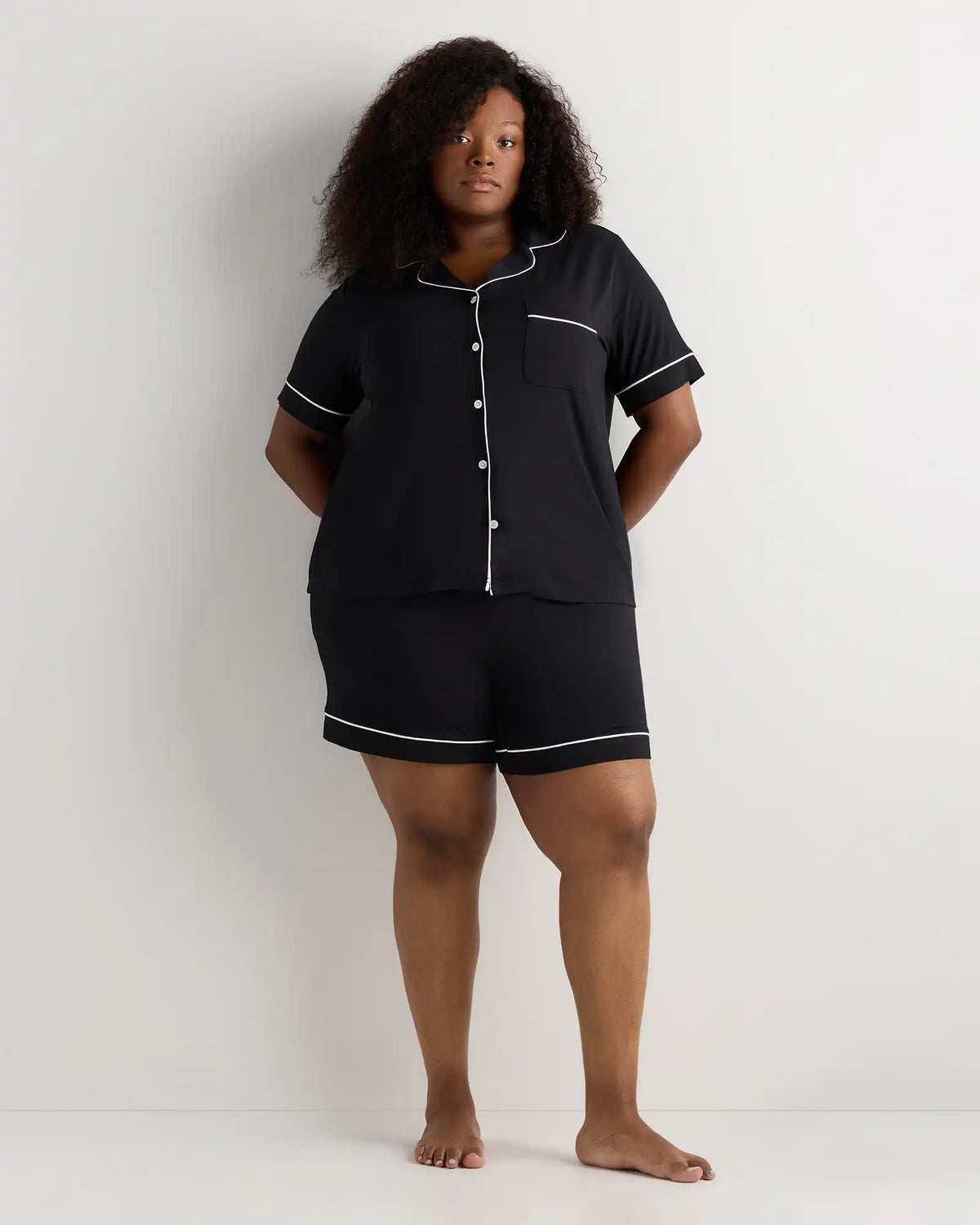 Bamboo Jersey Short Sleeve Pajama Set