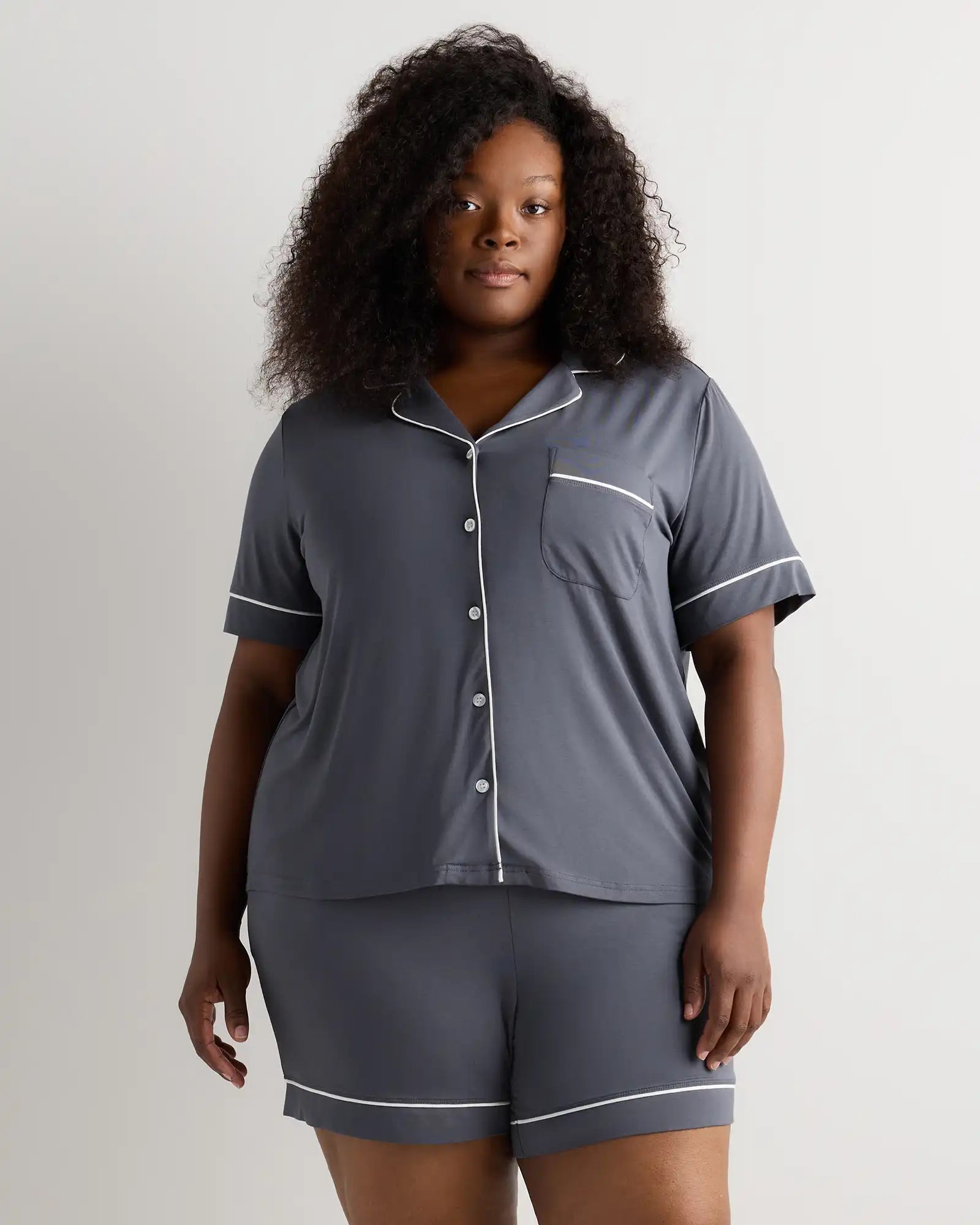 Bamboo Jersey Short Sleeve Pajama Set