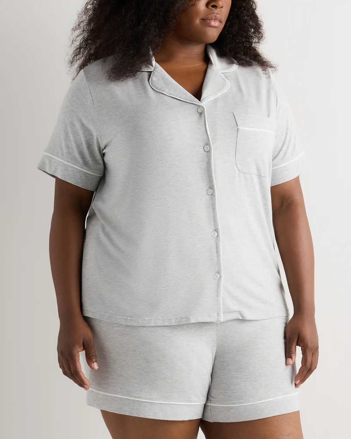 Bamboo Jersey Short Sleeve Pajama Set