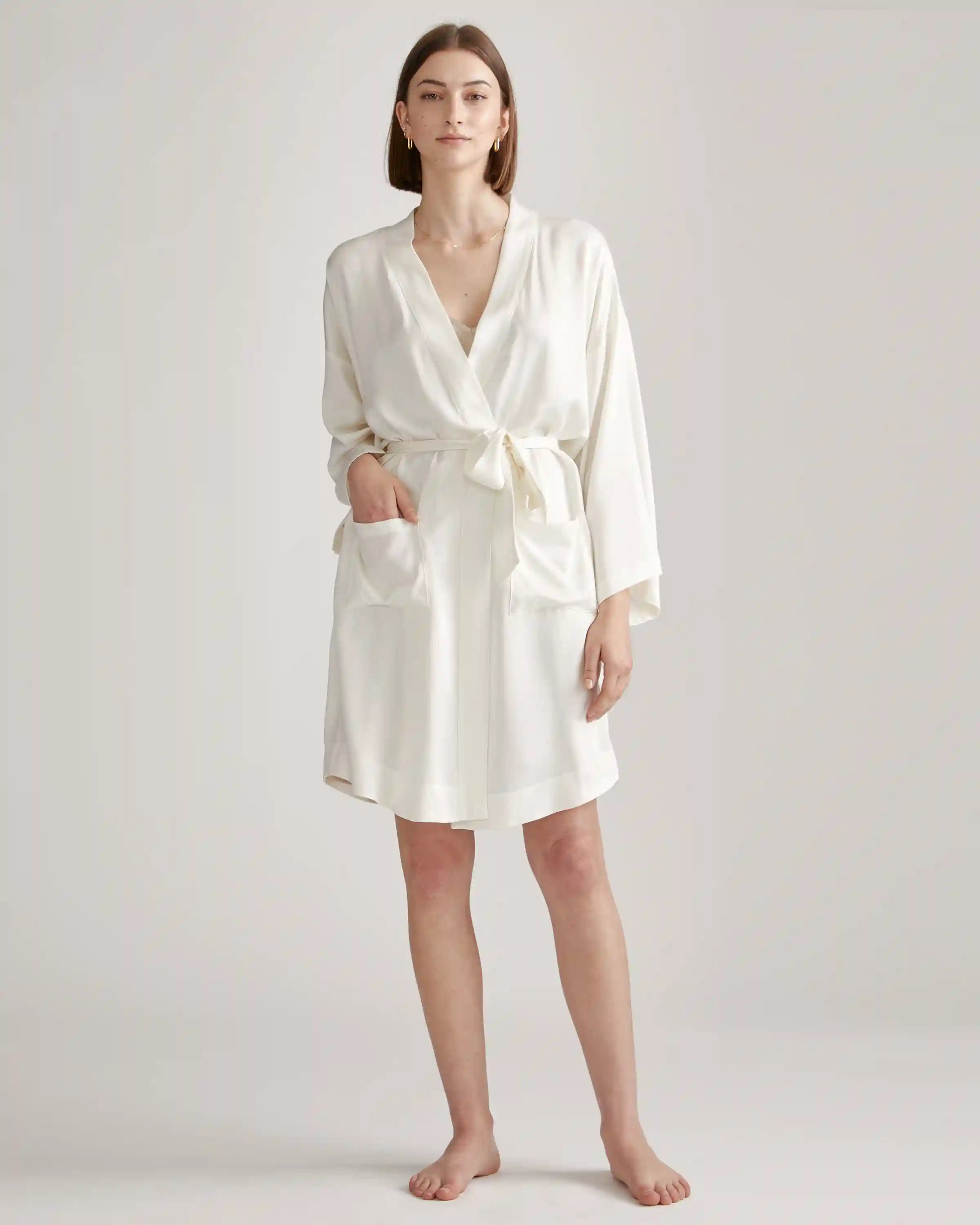 100% Washable Silk Robe