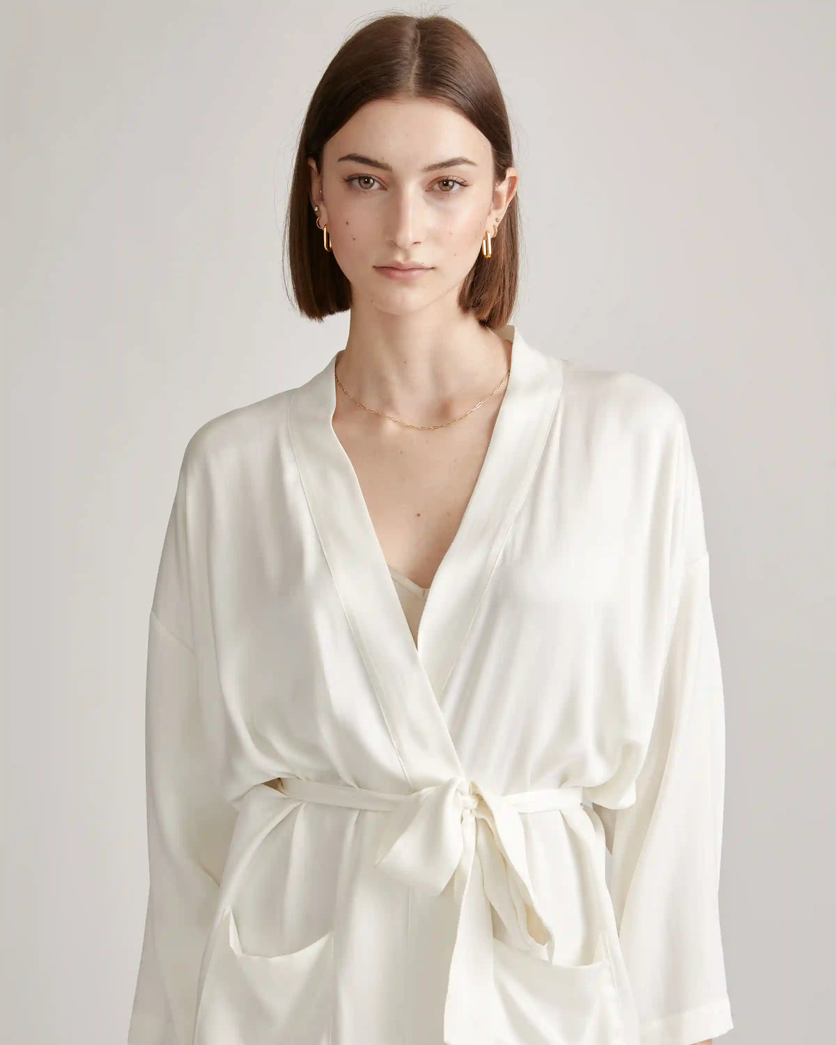 100% Washable Silk Robe