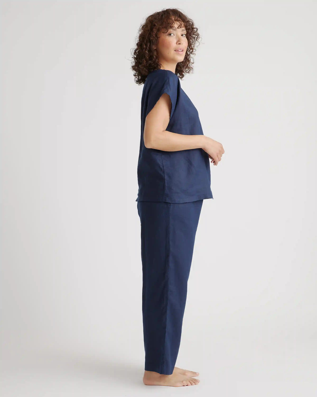 100% European Linen Pajama Set