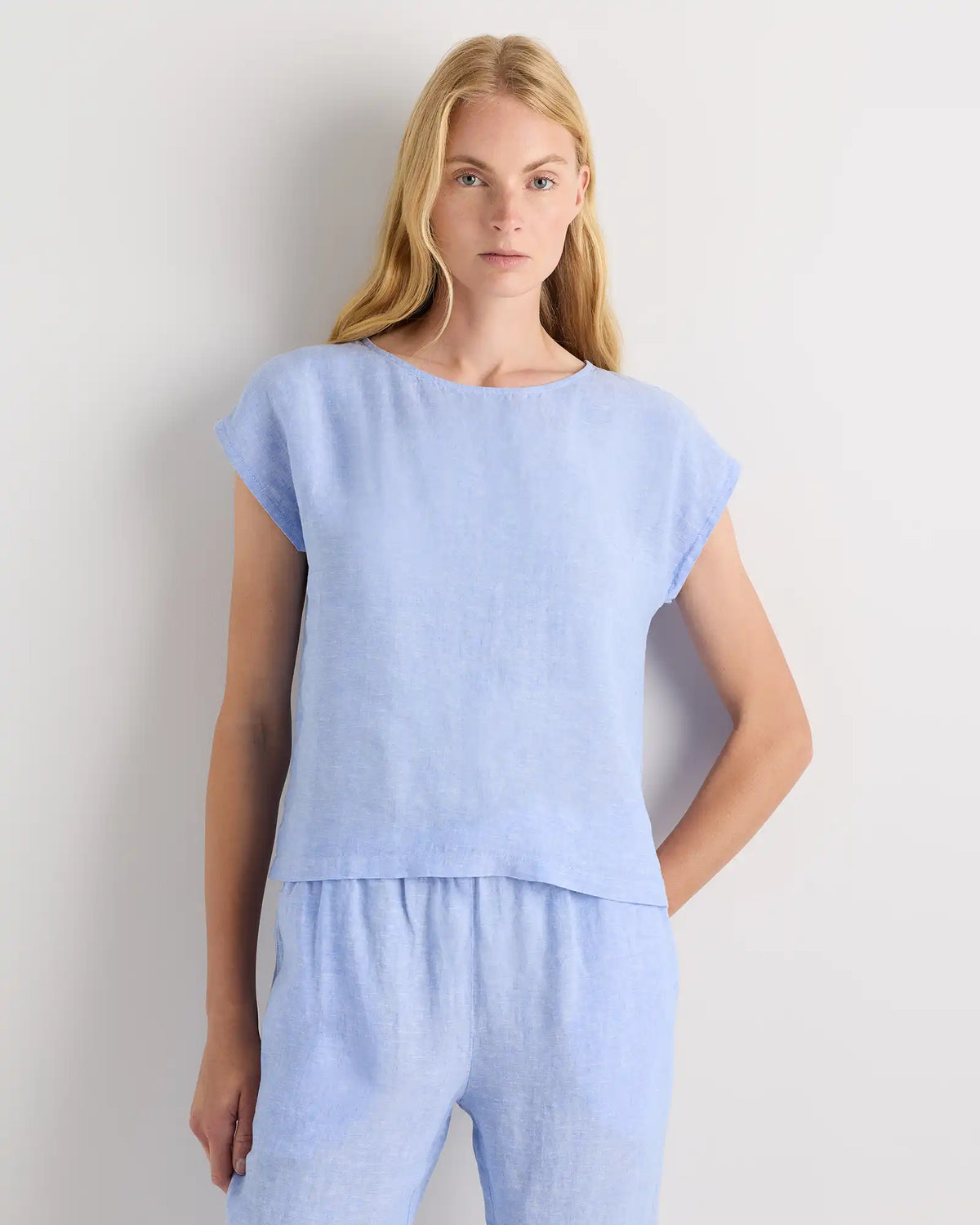 100% European Linen Pajama Set