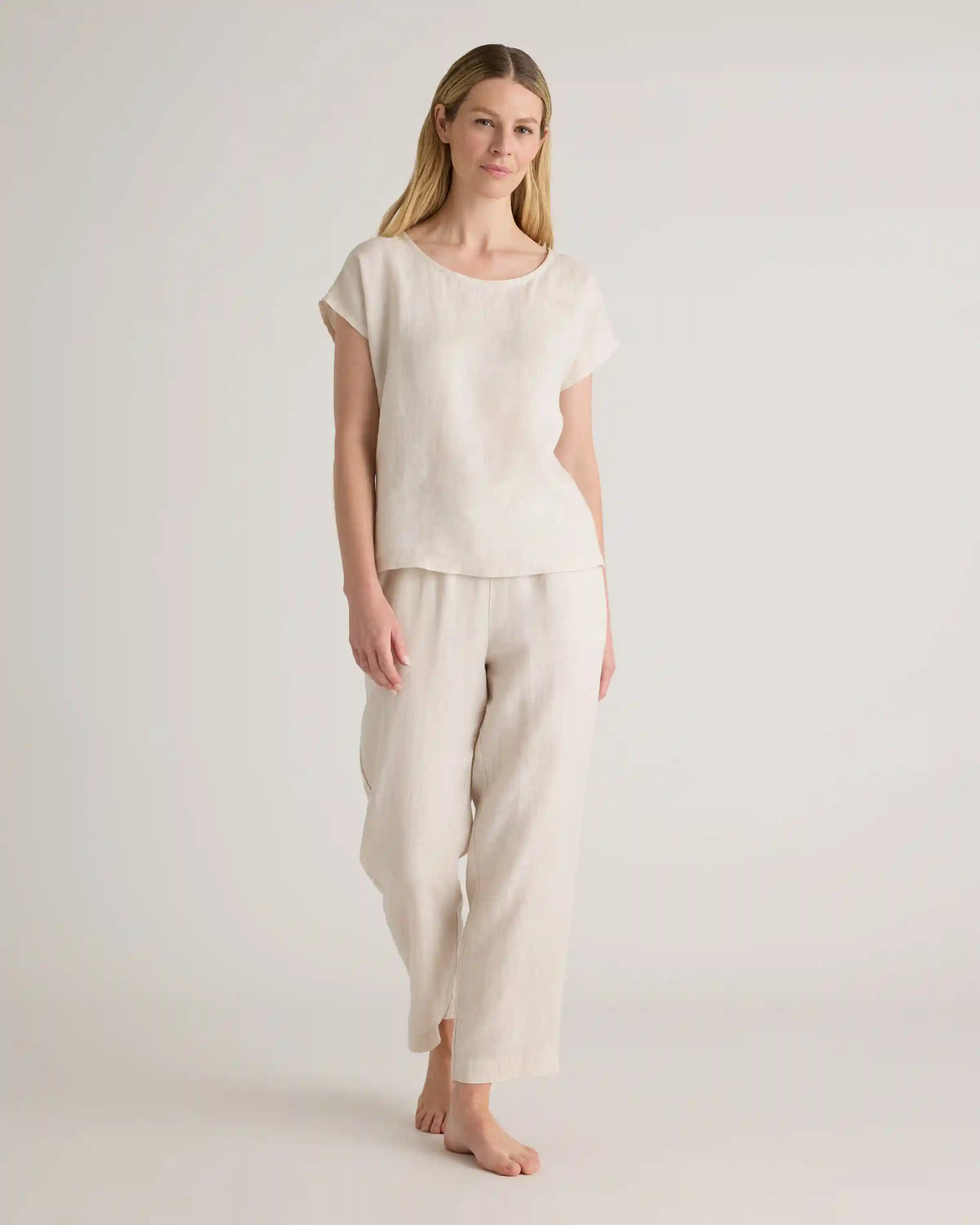 100% European Linen Pajama Set