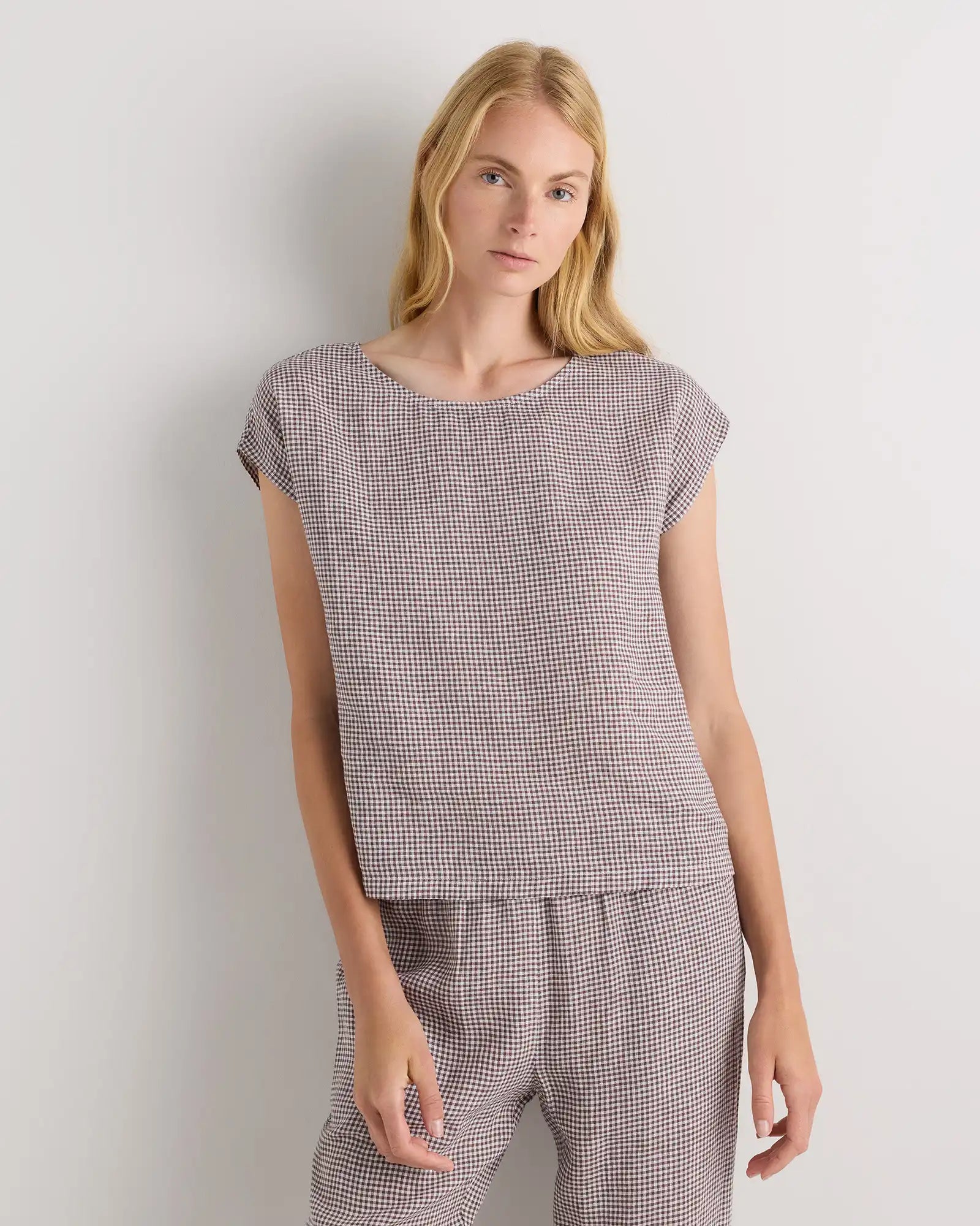 100% European Linen Pajama Set