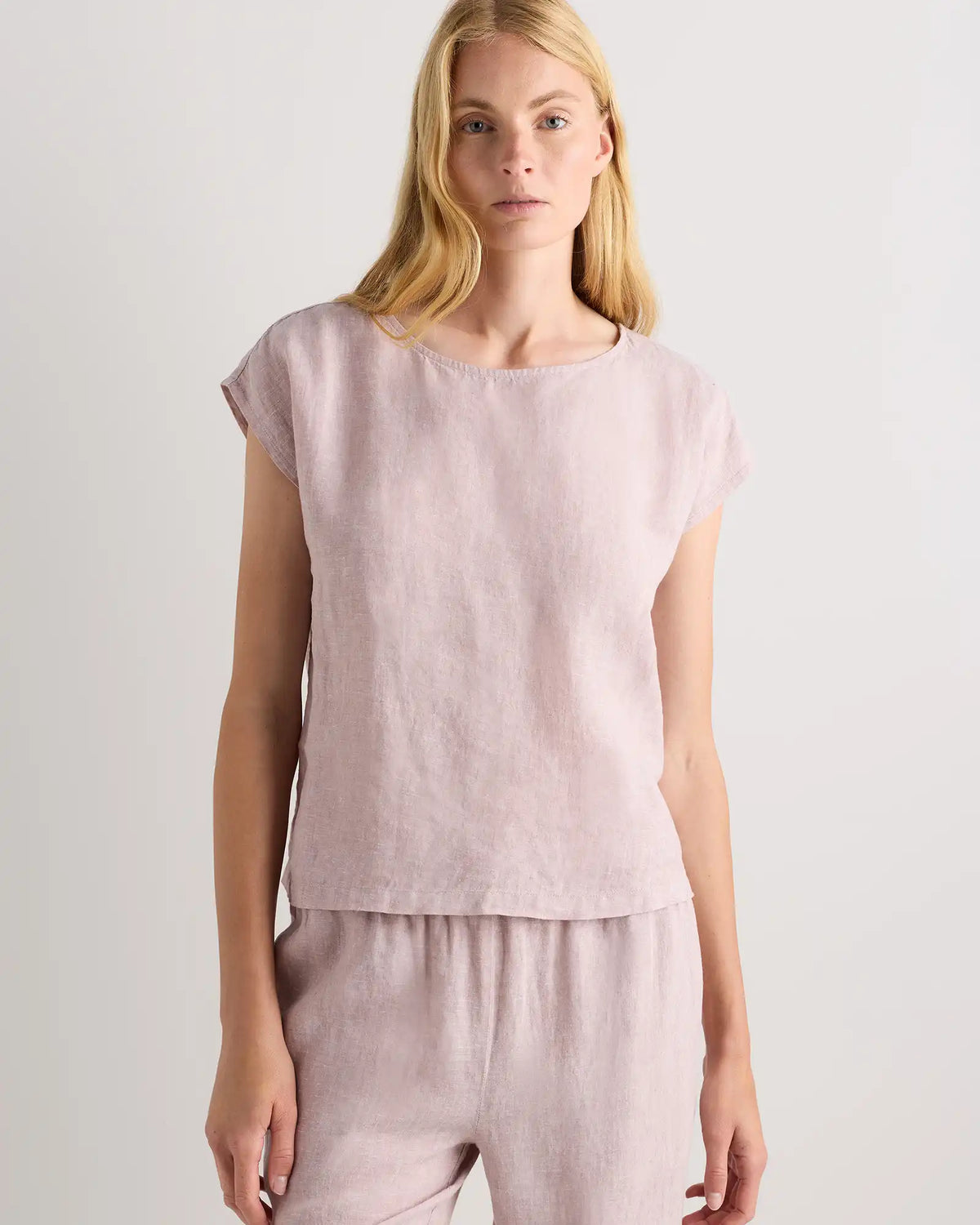 100% European Linen Pajama Set