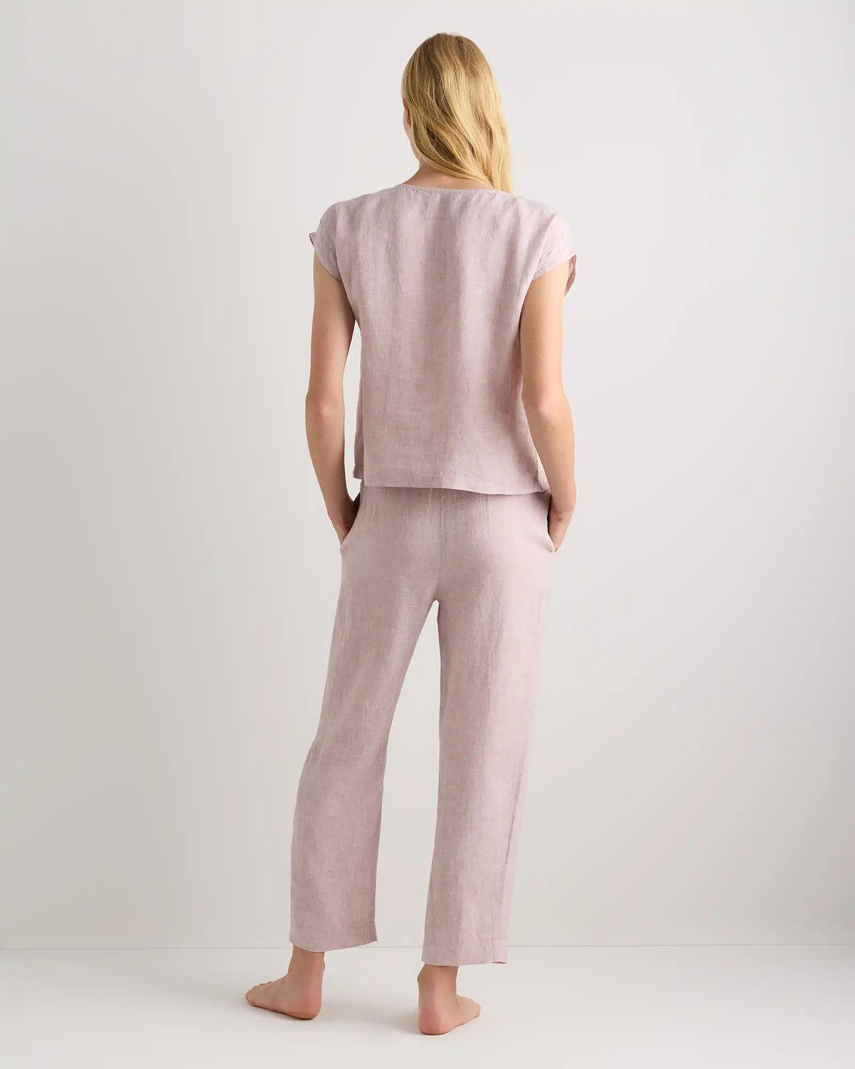 100% European Linen Pajama Set