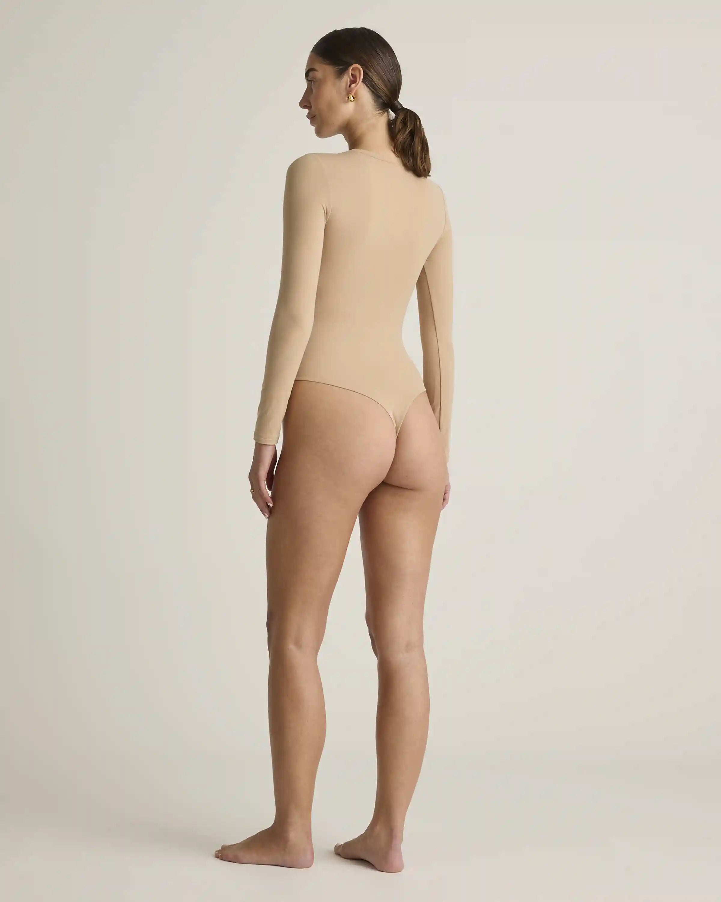 Second Skin Long Sleeve Crew Neck Bodysuit