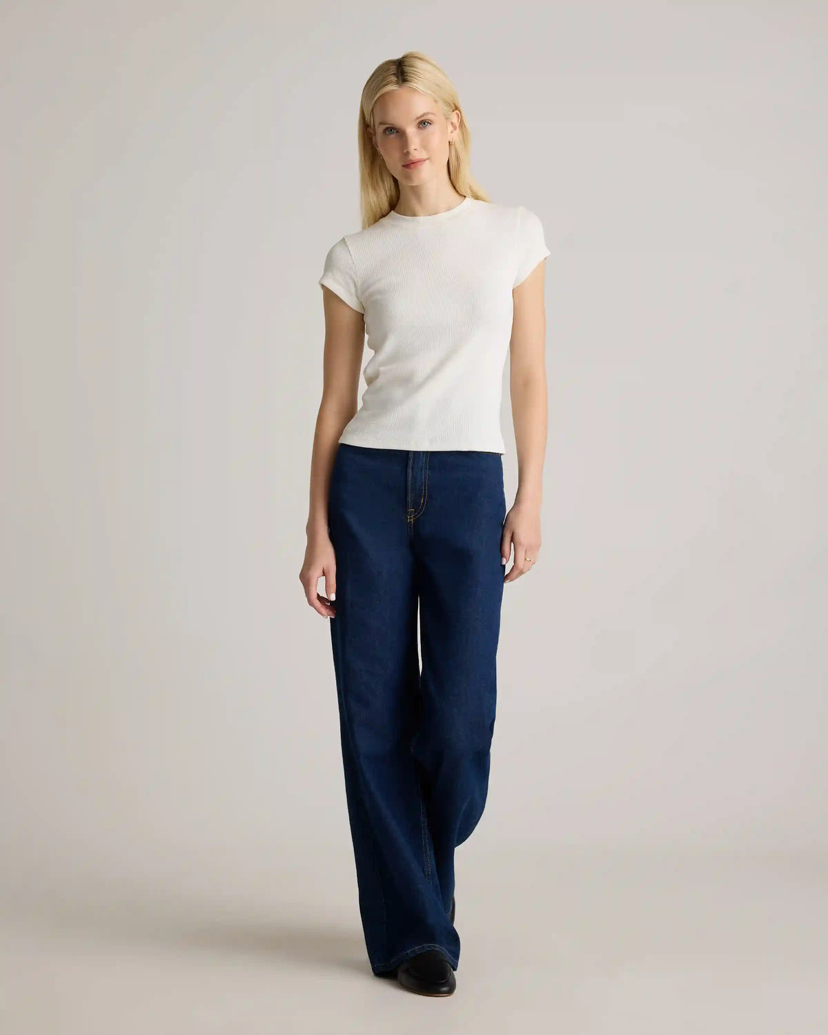 Organic Cotton Micro-Rib Crewneck Tee (3-Pack)