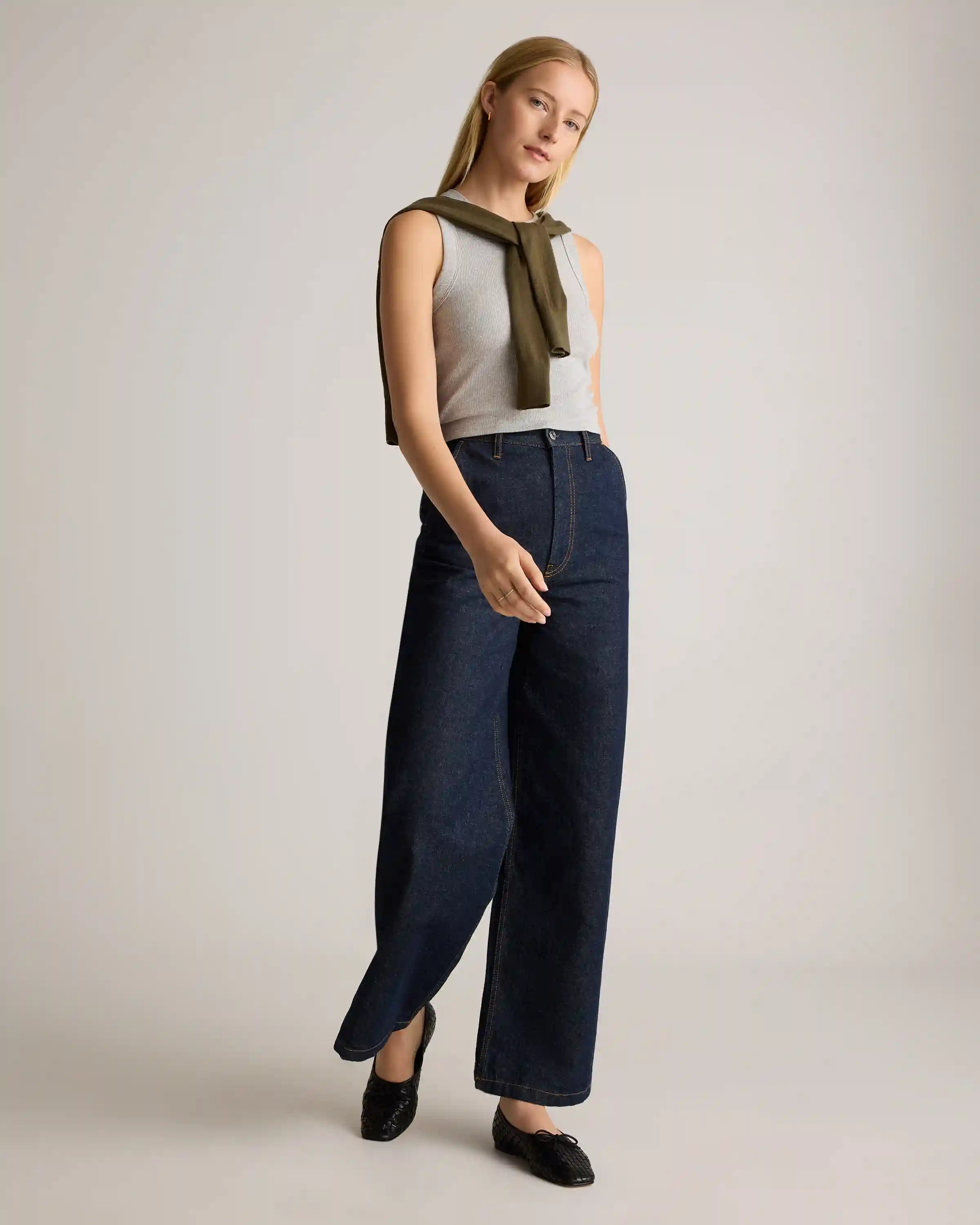 Organic Cotton Micro-Rib Cropped Cutaway Tank (3-Pack)