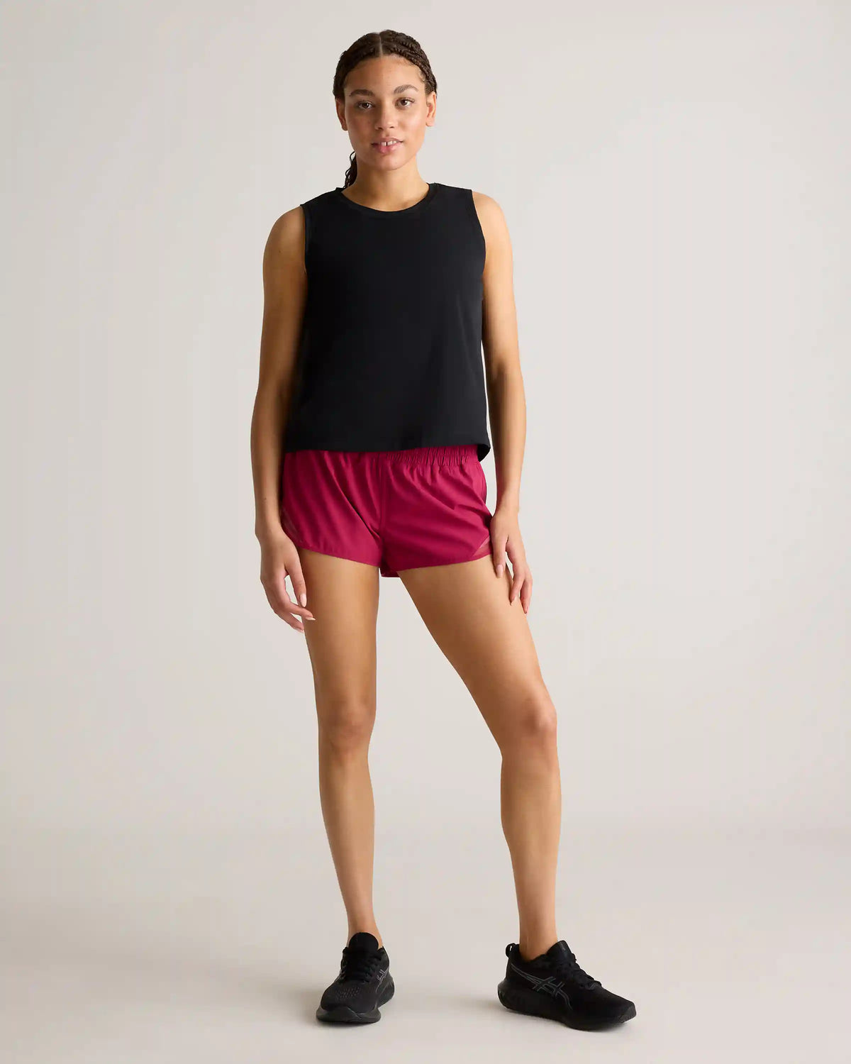 Essential Run Cropped Muscle Tank