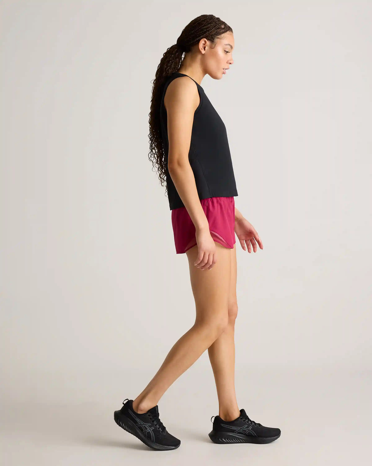 Essential Run Cropped Muscle Tank
