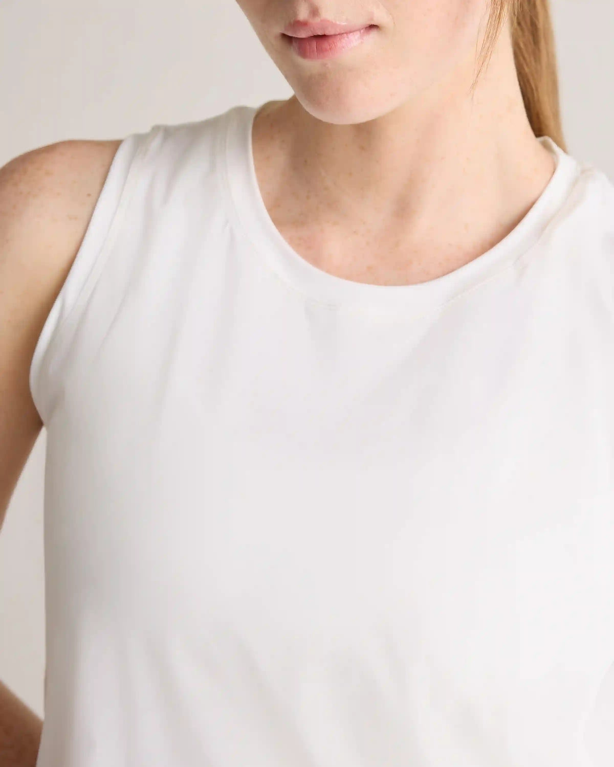 Essential Run Cropped Muscle Tank
