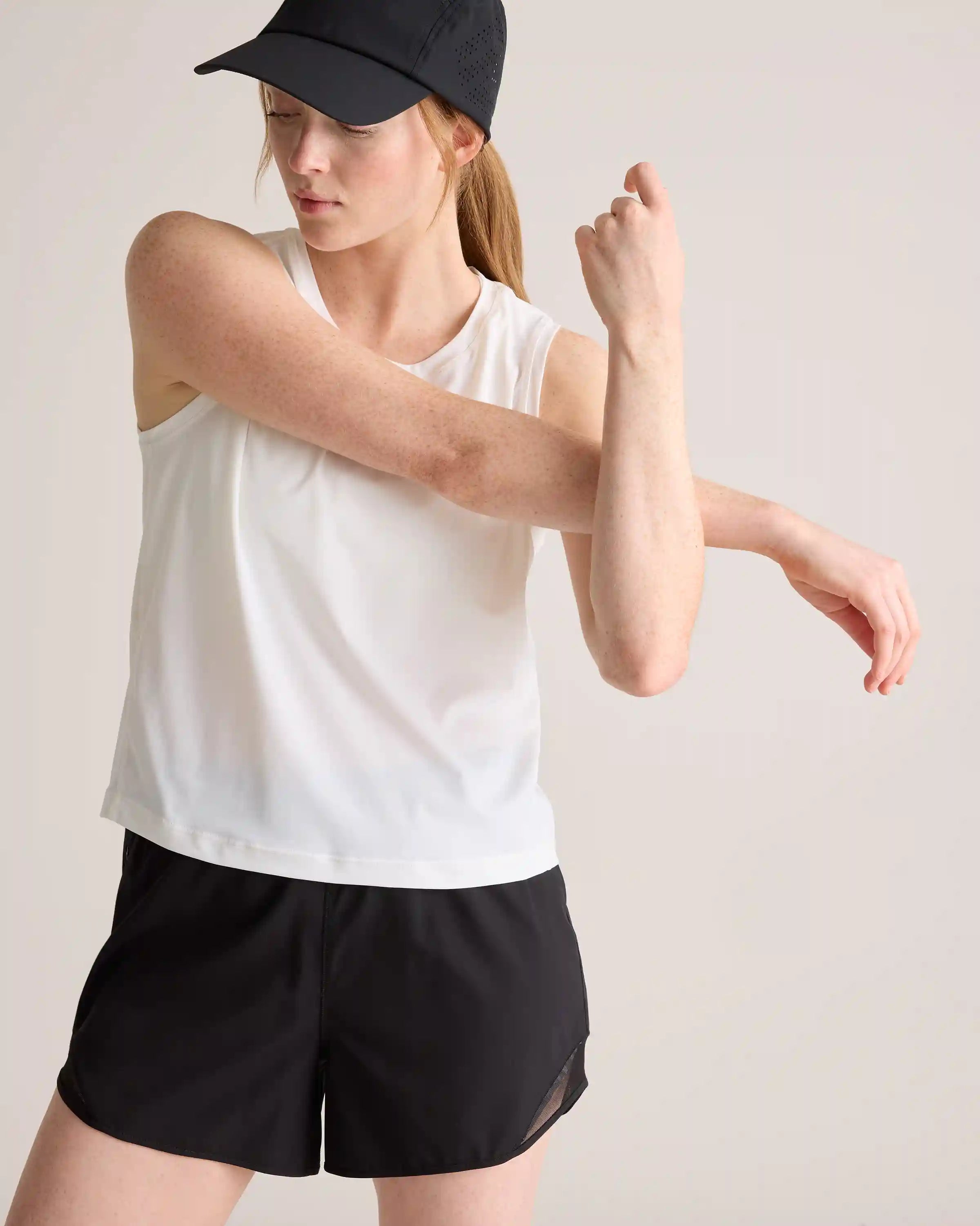 Essential Run Cropped Muscle Tank