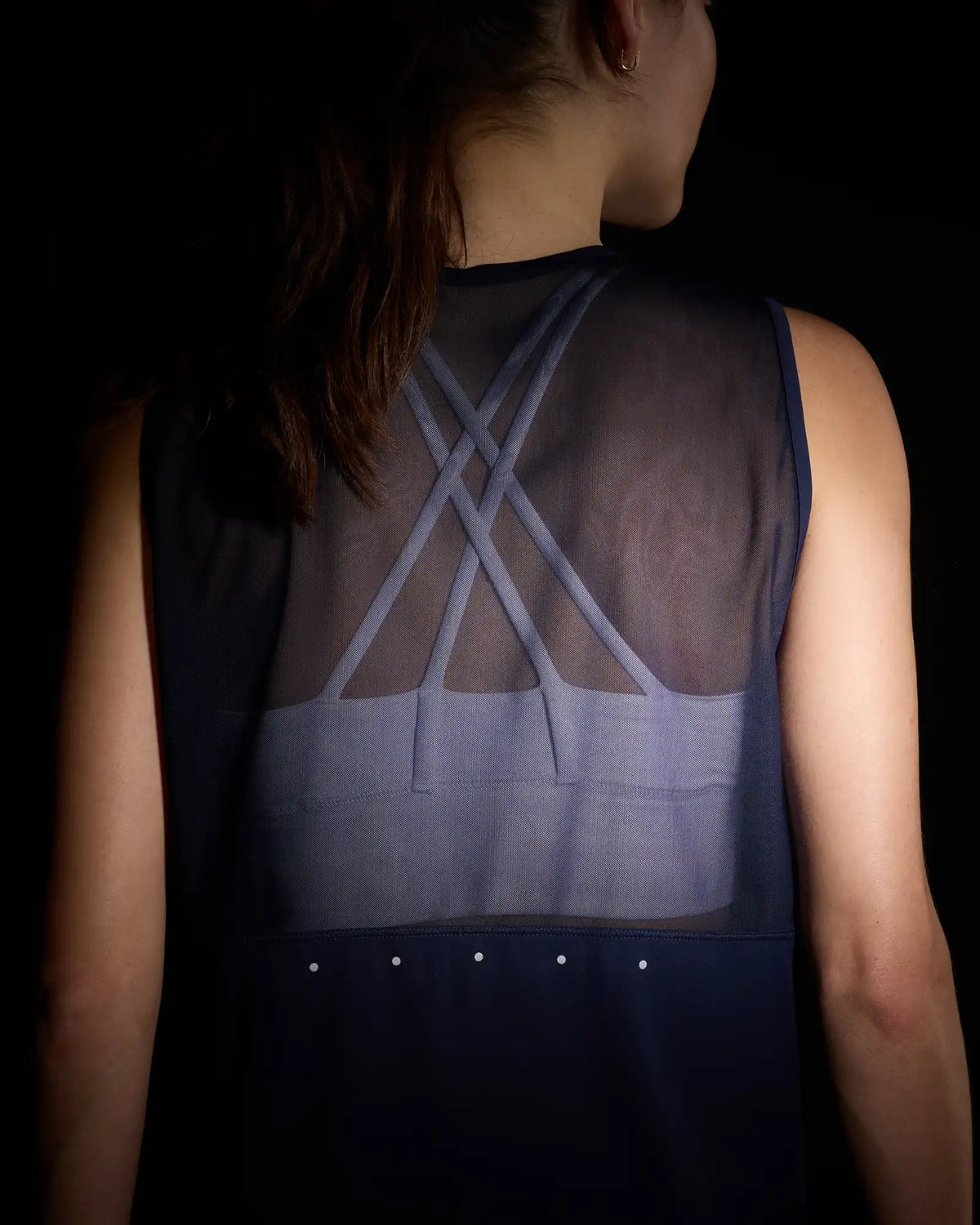 Essential Run Cropped Muscle Tank
