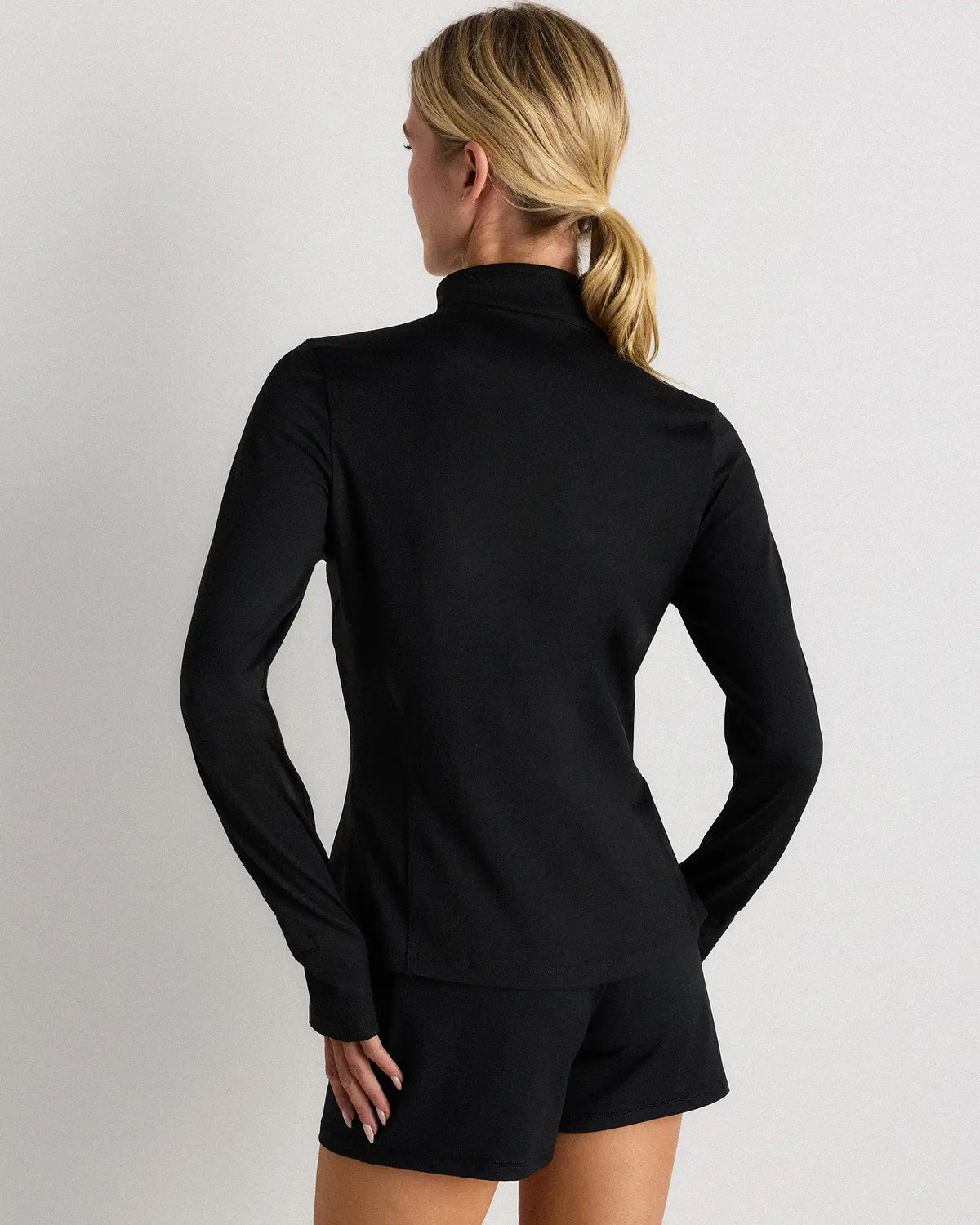 Flowknit Quarter-Zip Pullover