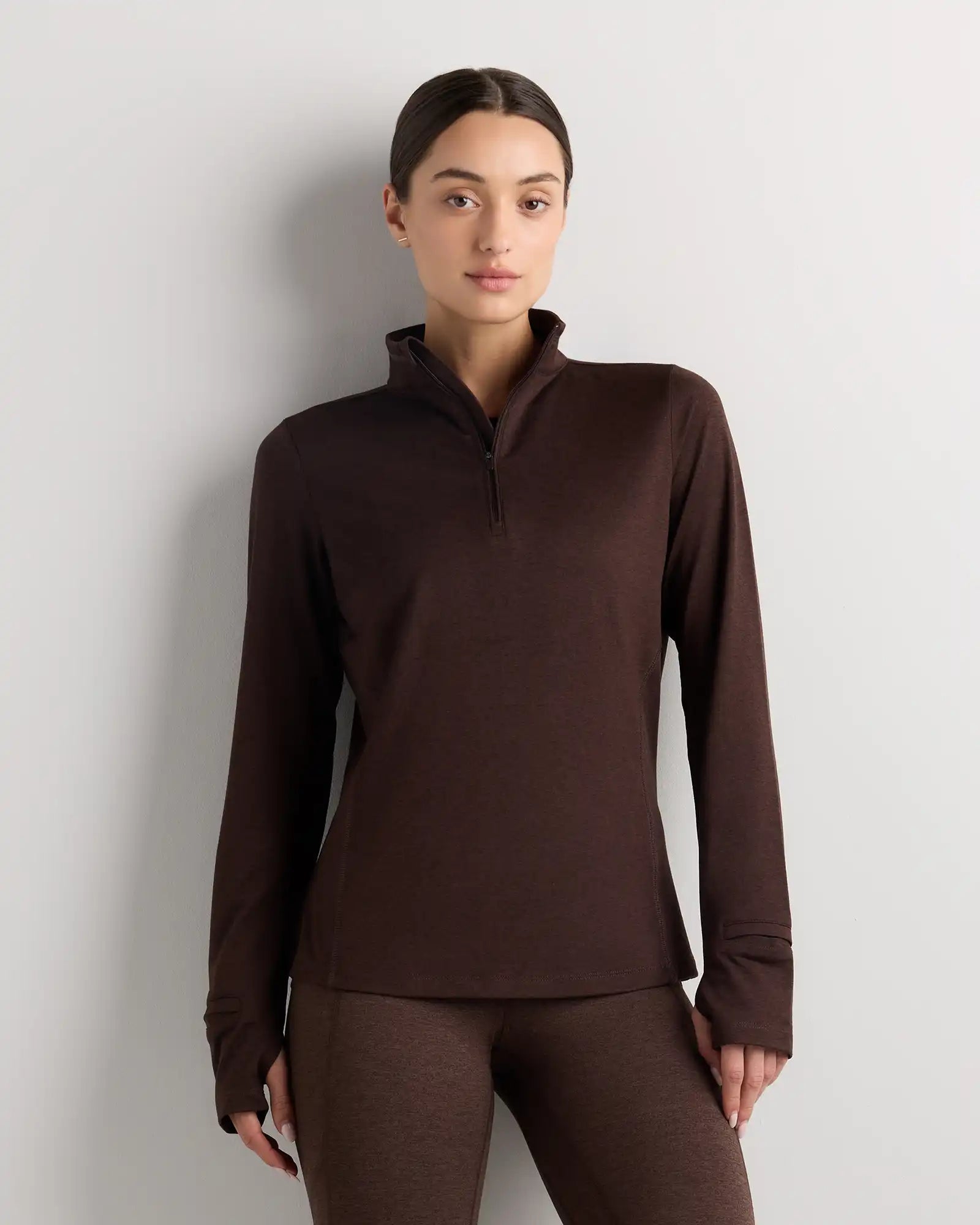 Flowknit Quarter-Zip Pullover