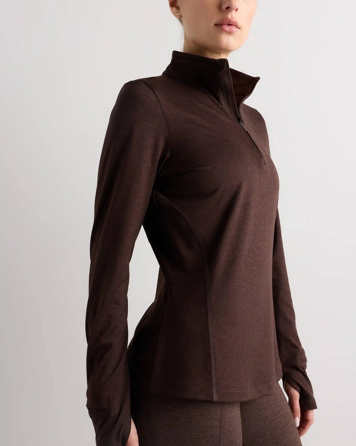 Flowknit Quarter-Zip Pullover