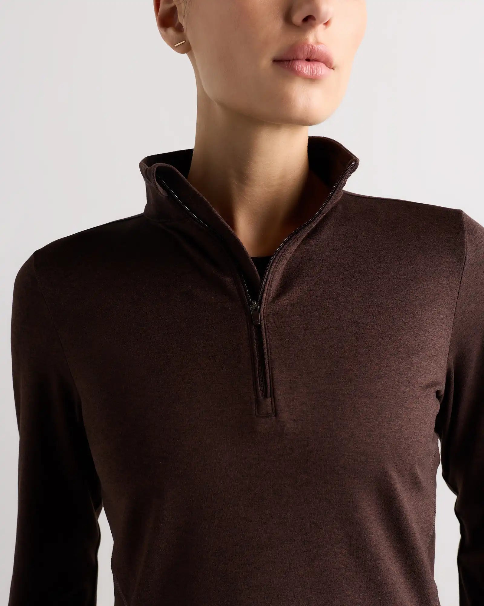Flowknit Quarter-Zip Pullover