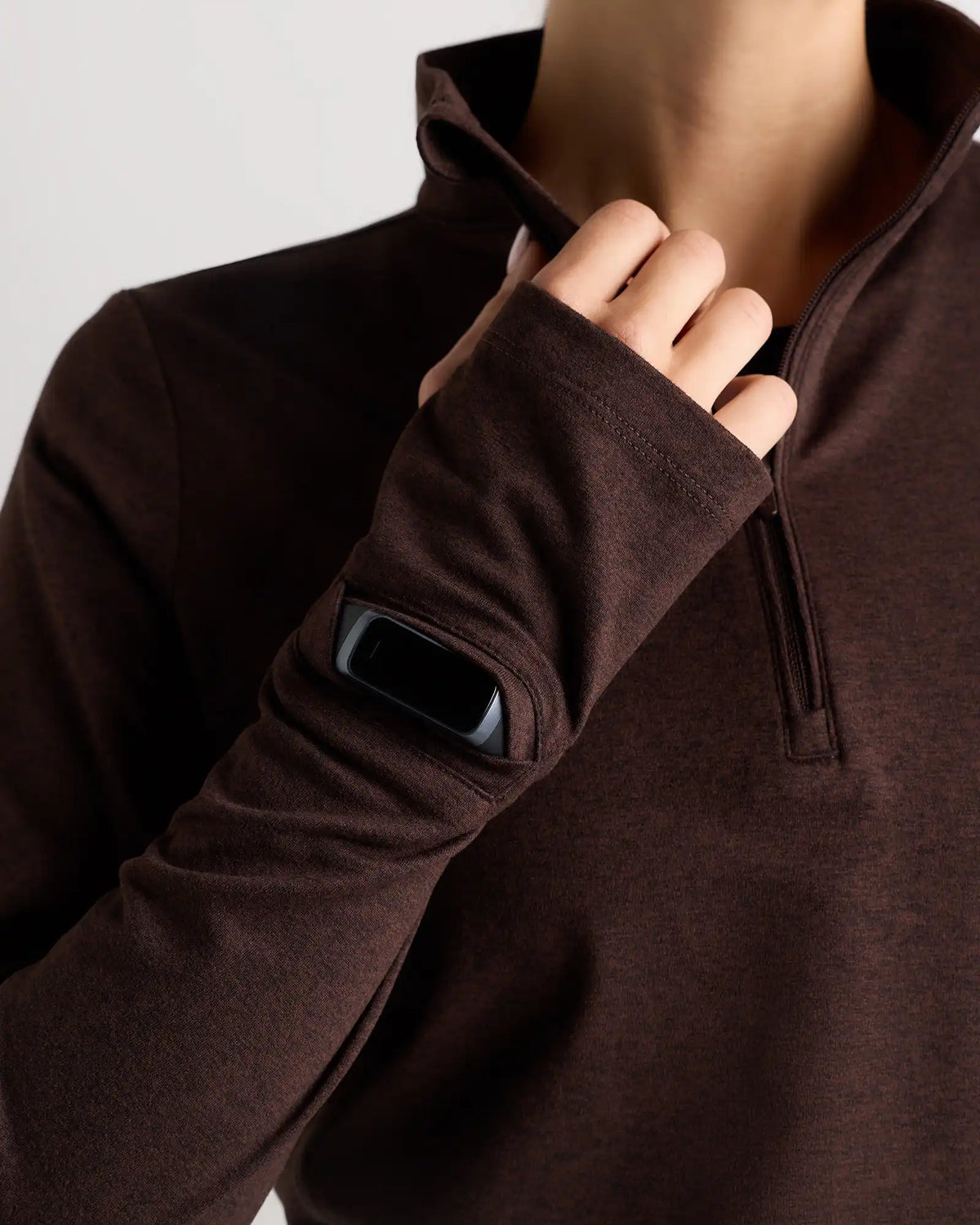 Flowknit Quarter-Zip Pullover