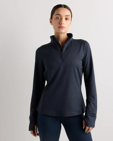 Flowknit Quarter-Zip Pullover