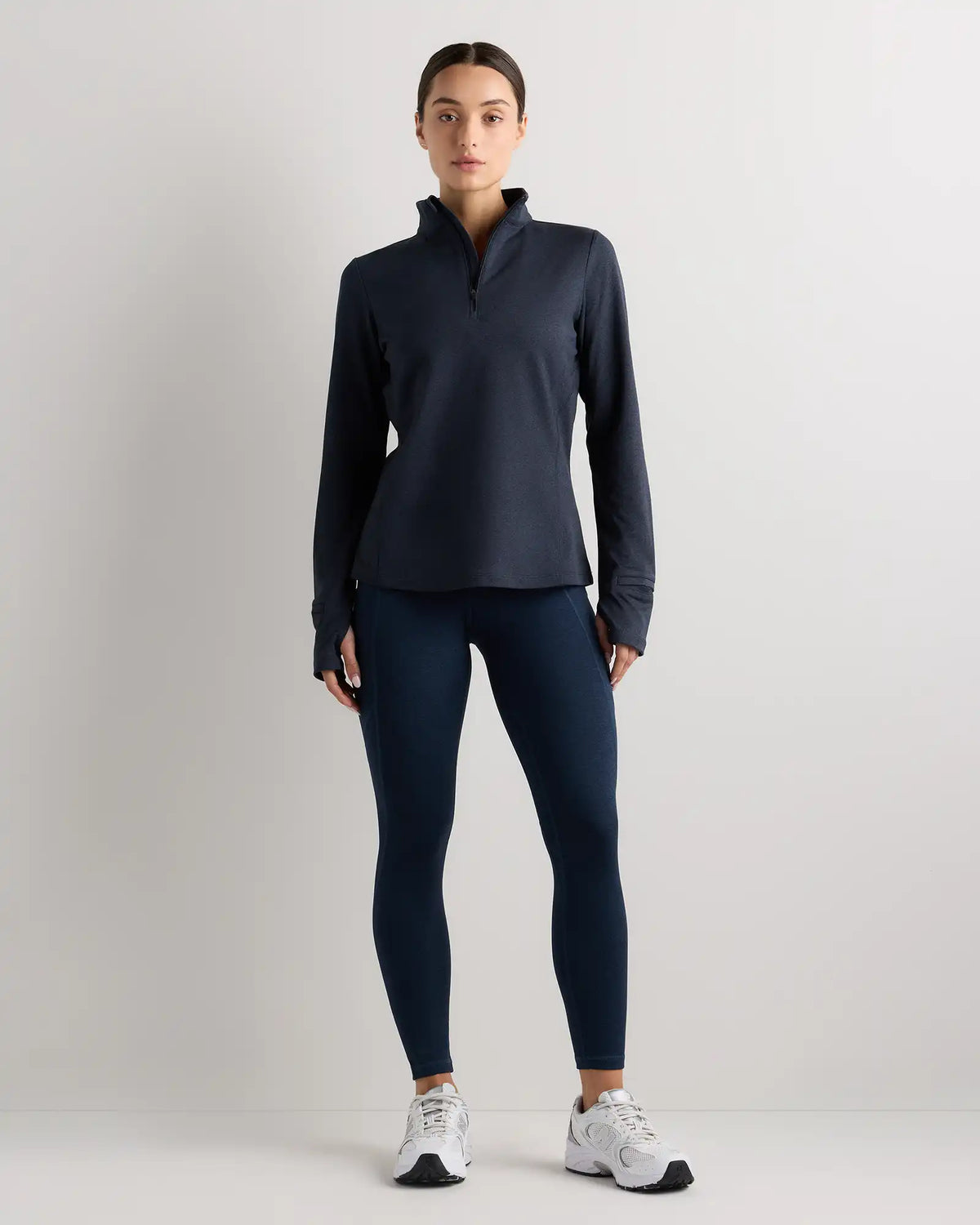 Flowknit Quarter-Zip Pullover