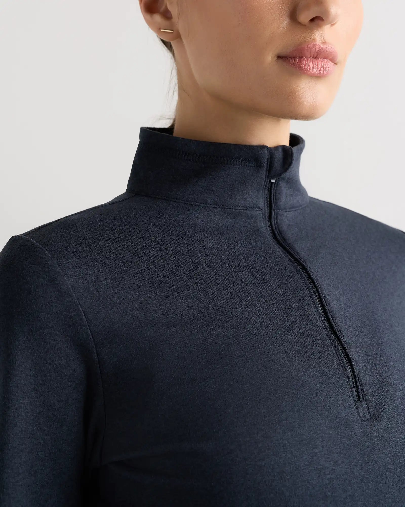 Flowknit Quarter-Zip Pullover