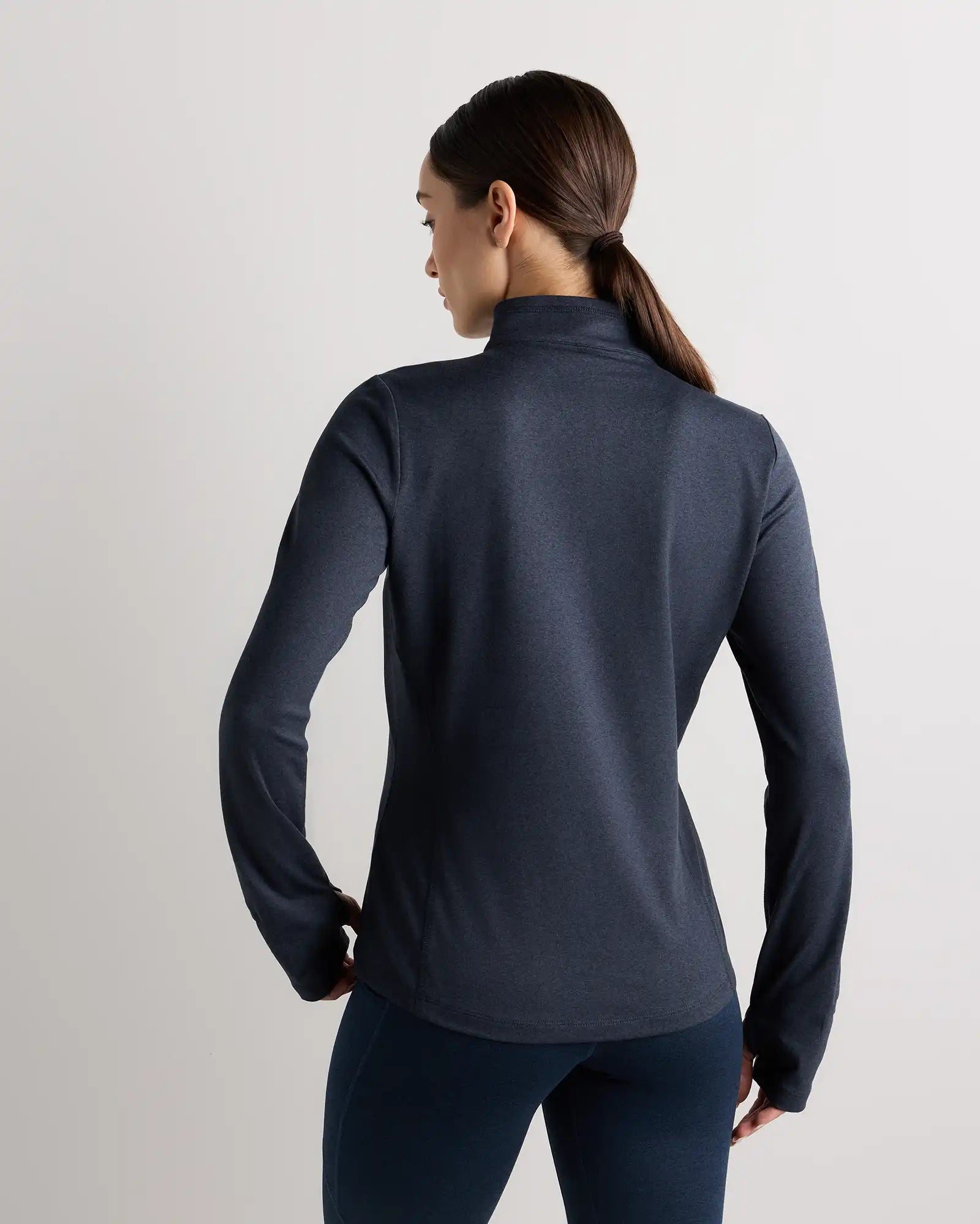 Flowknit Quarter-Zip Pullover