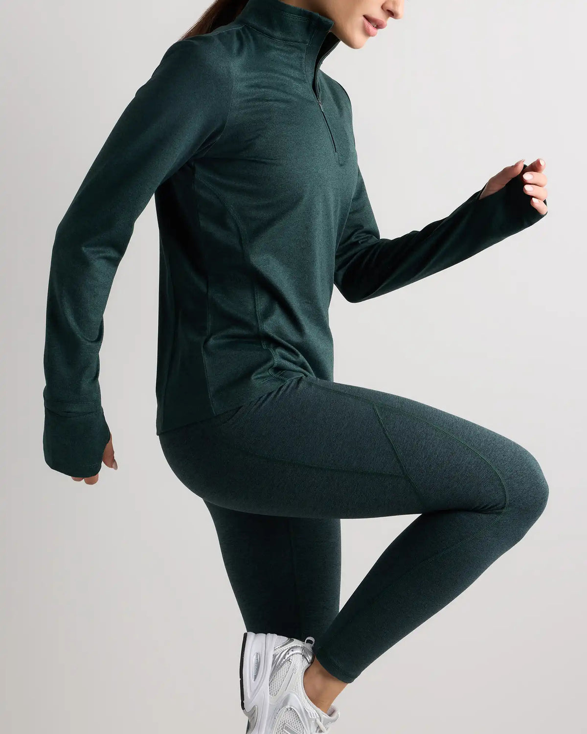 Flowknit Quarter-Zip Pullover