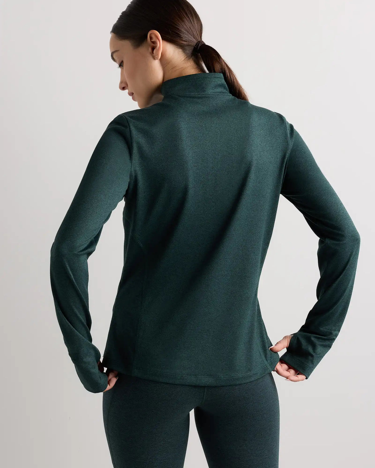 Flowknit Quarter-Zip Pullover