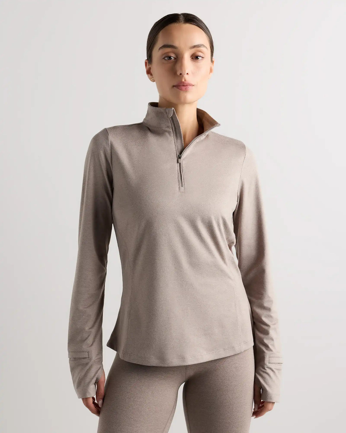 Flowknit Quarter-Zip Pullover