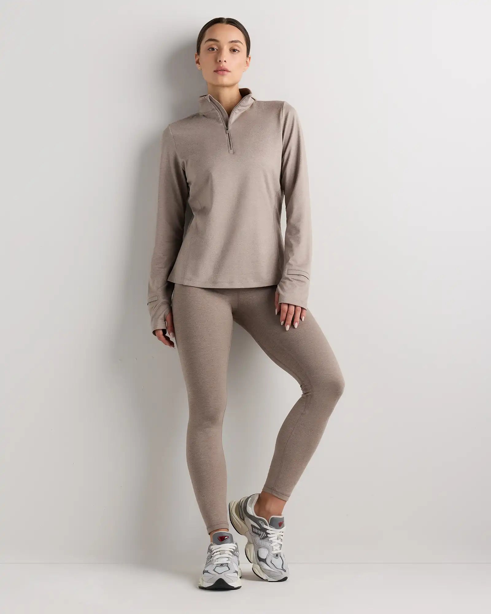 Flowknit Quarter-Zip Pullover