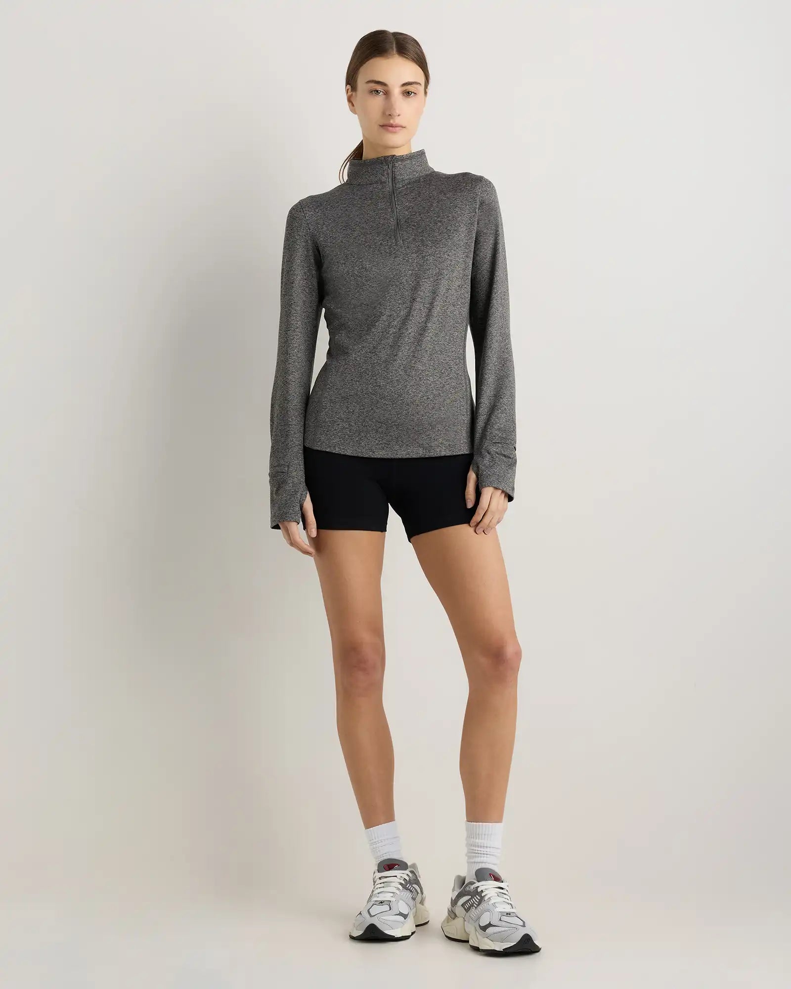 Flowknit Quarter-Zip Pullover