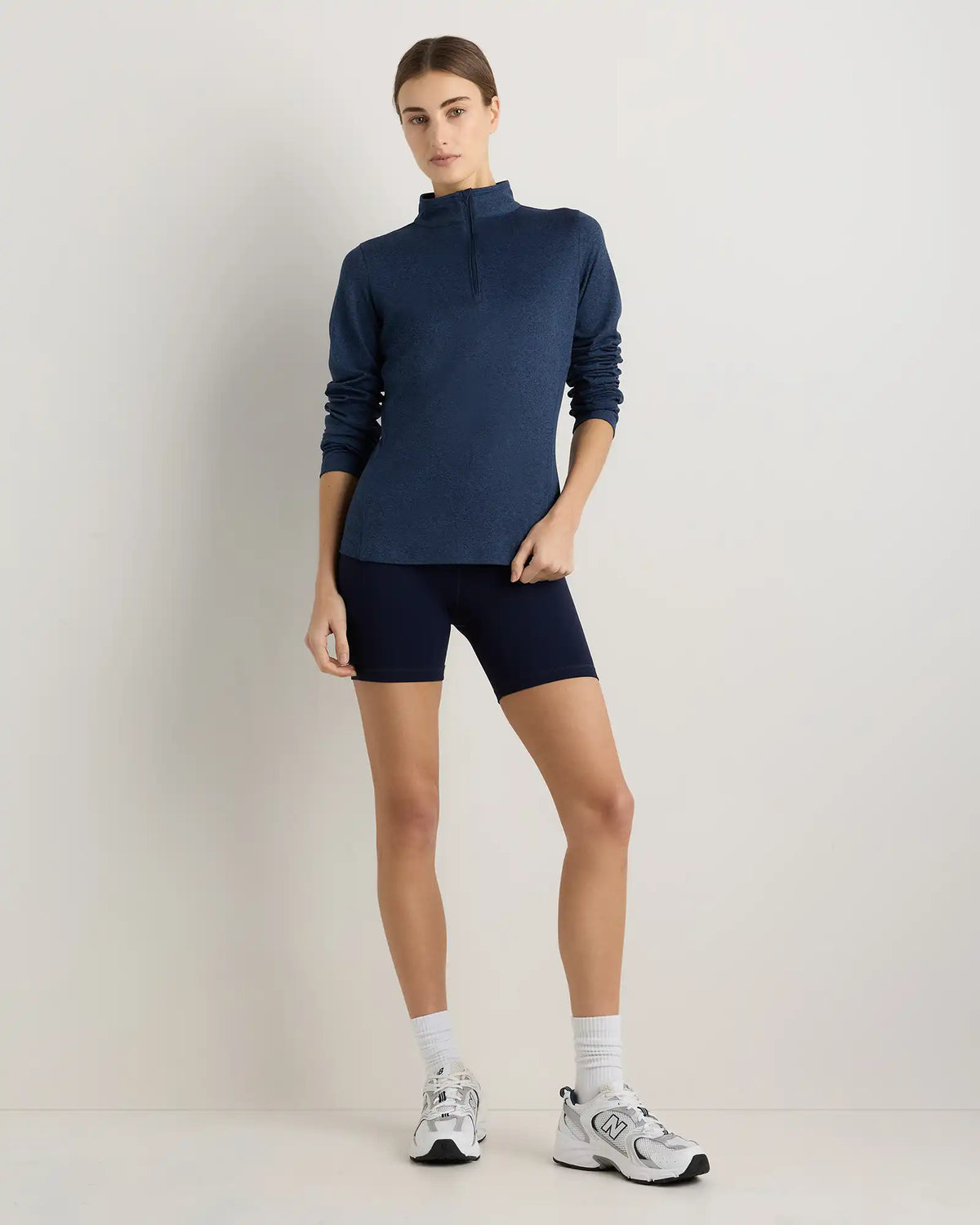 Flowknit Quarter-Zip Pullover