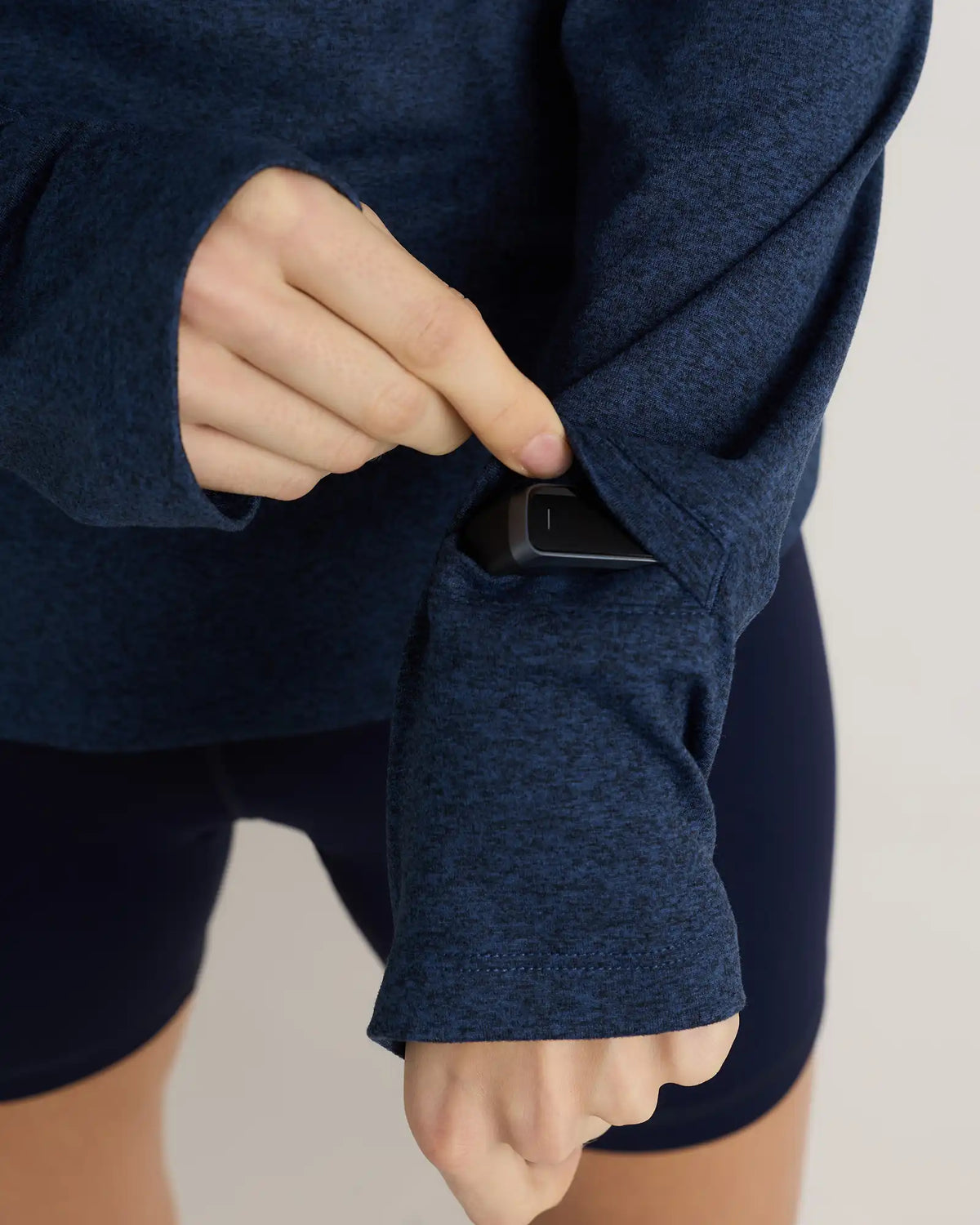 Flowknit Quarter-Zip Pullover