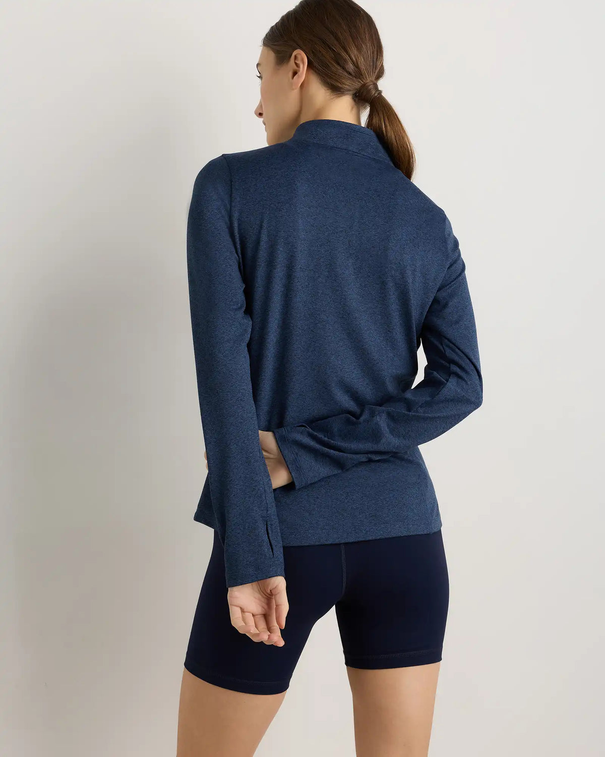 Flowknit Quarter-Zip Pullover