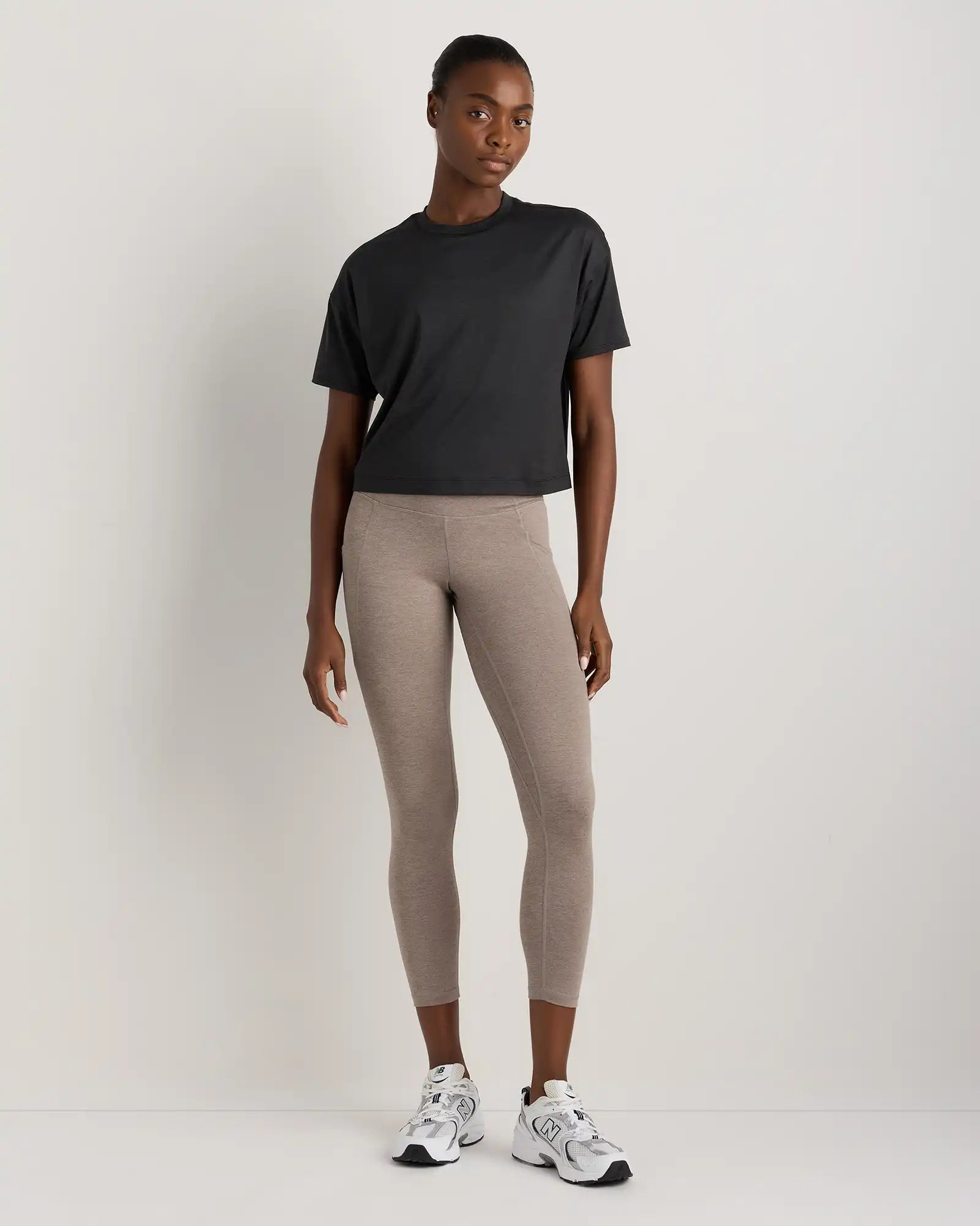 Flowknit Breeze Boxy Cropped Tee