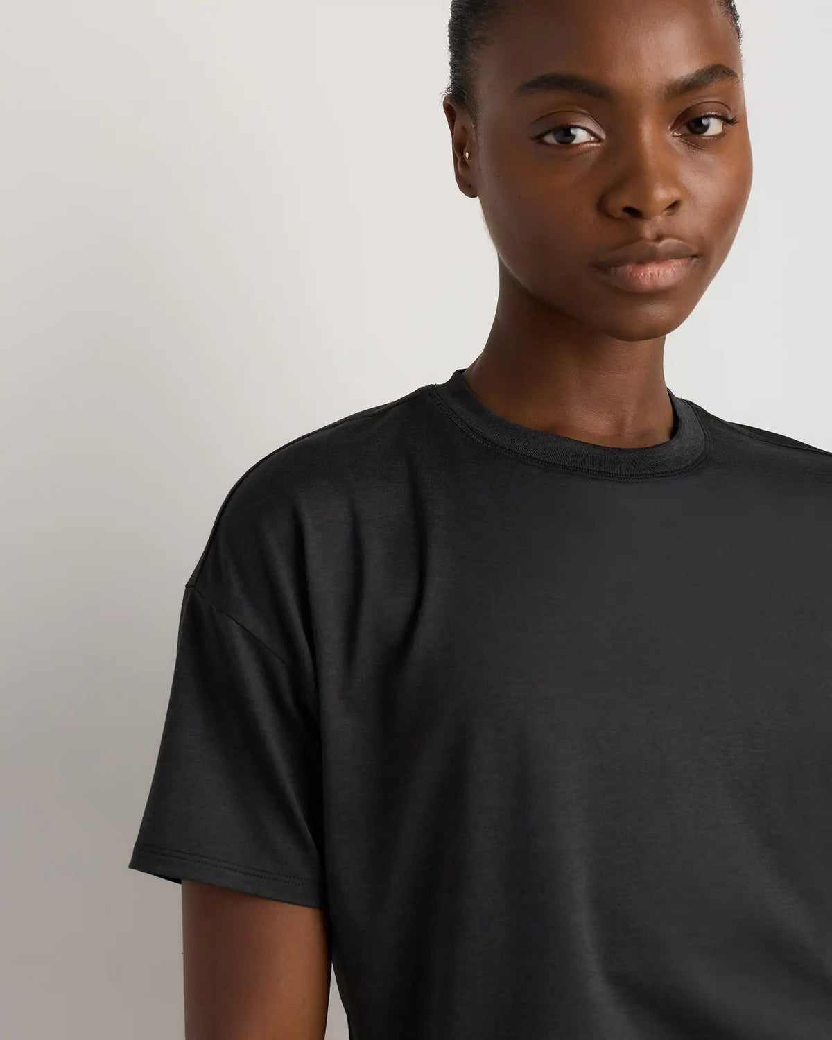 Flowknit Breeze Boxy Cropped Tee