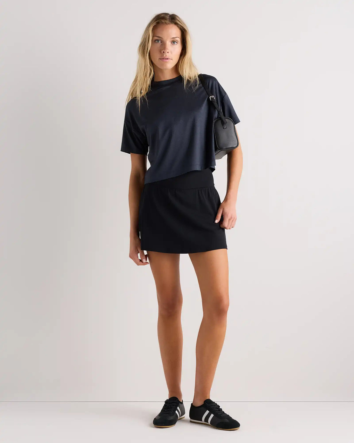 Flowknit Breeze Boxy Cropped Tee