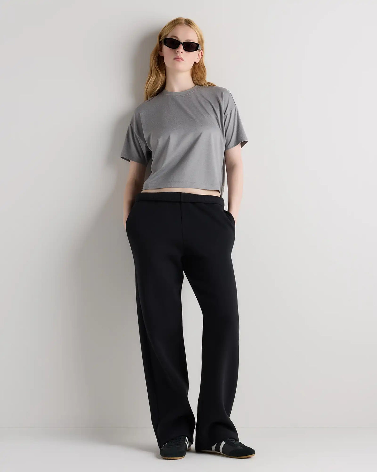 Flowknit Breeze Boxy Cropped Tee