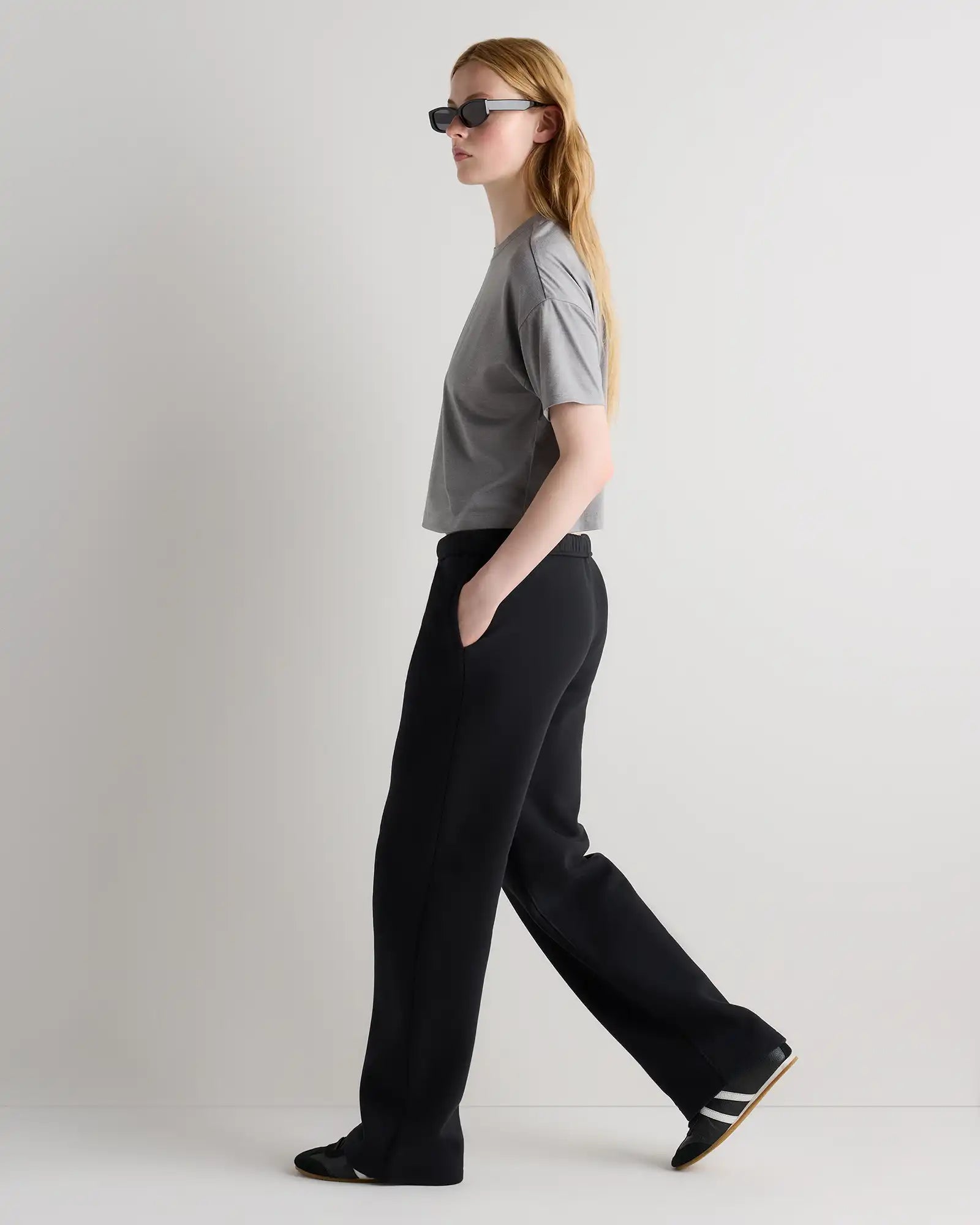 Flowknit Breeze Boxy Cropped Tee