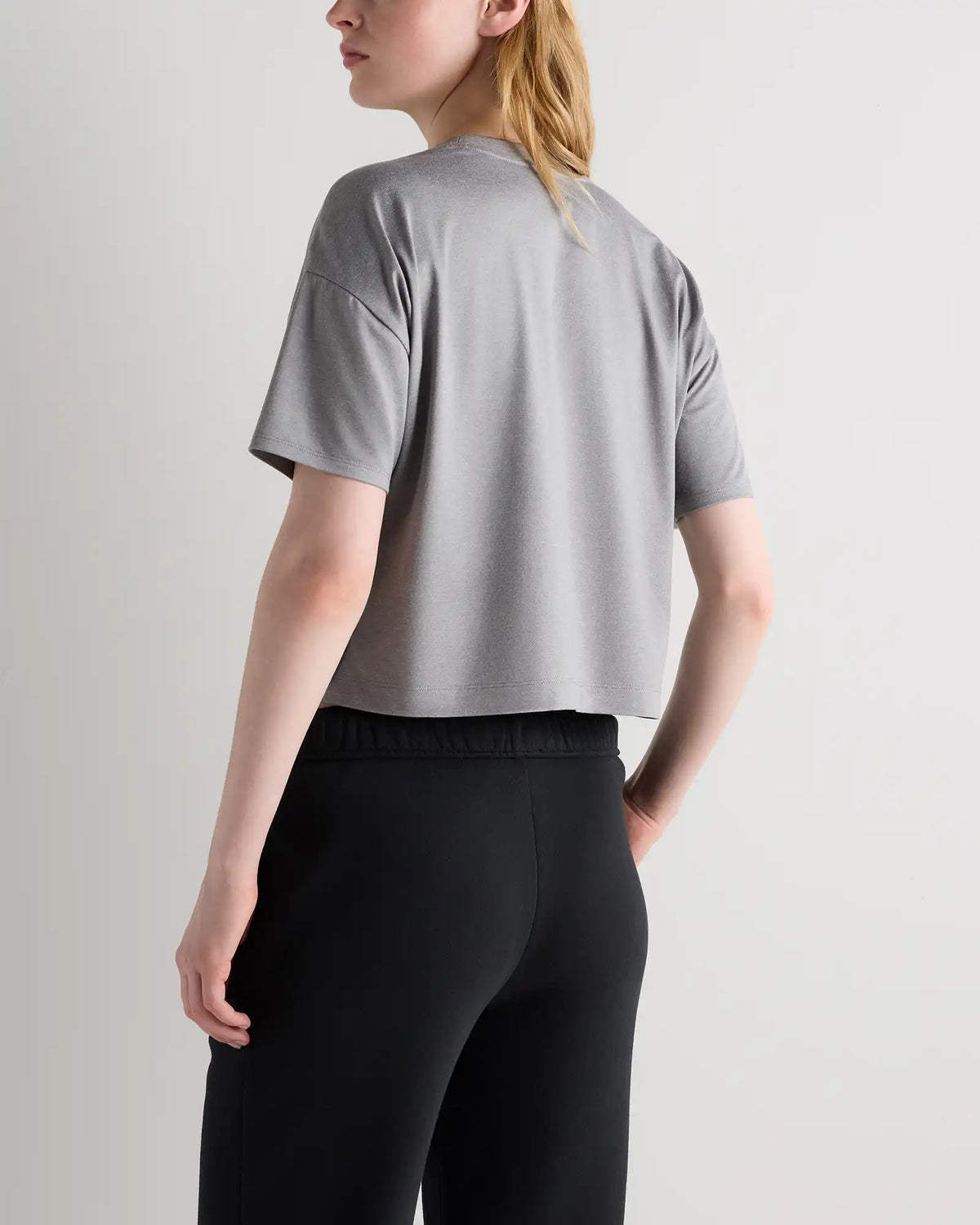 Flowknit Breeze Boxy Cropped Tee