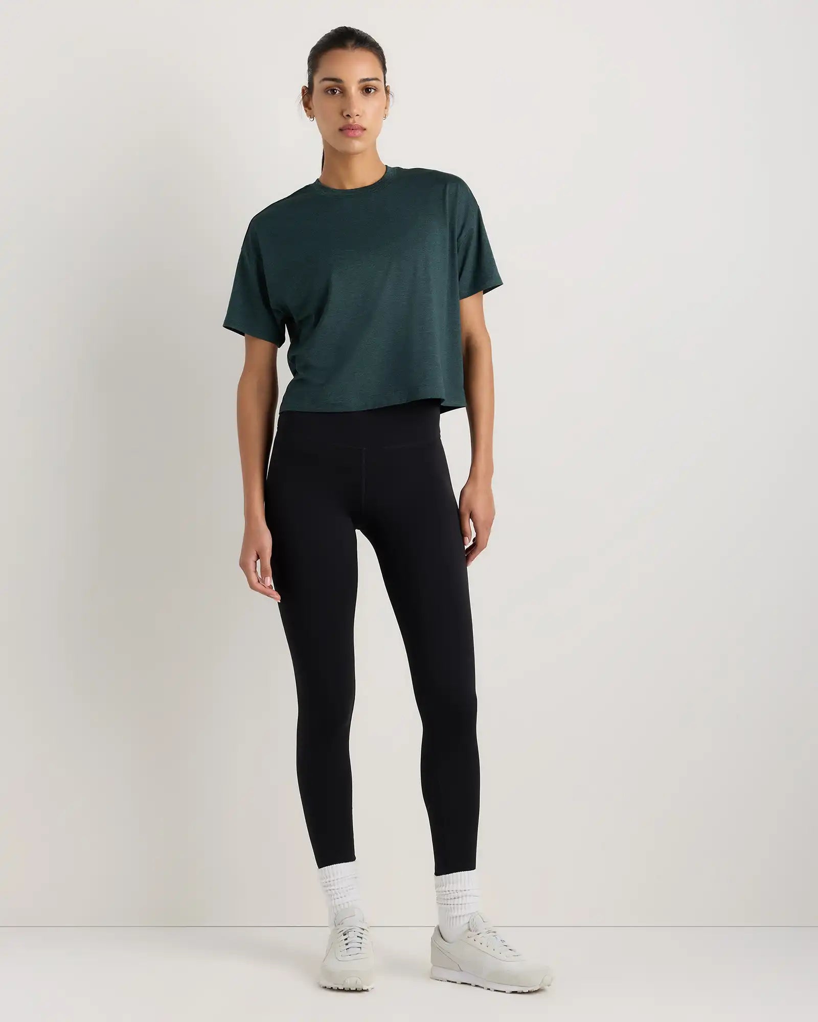 Flowknit Breeze Boxy Cropped Tee