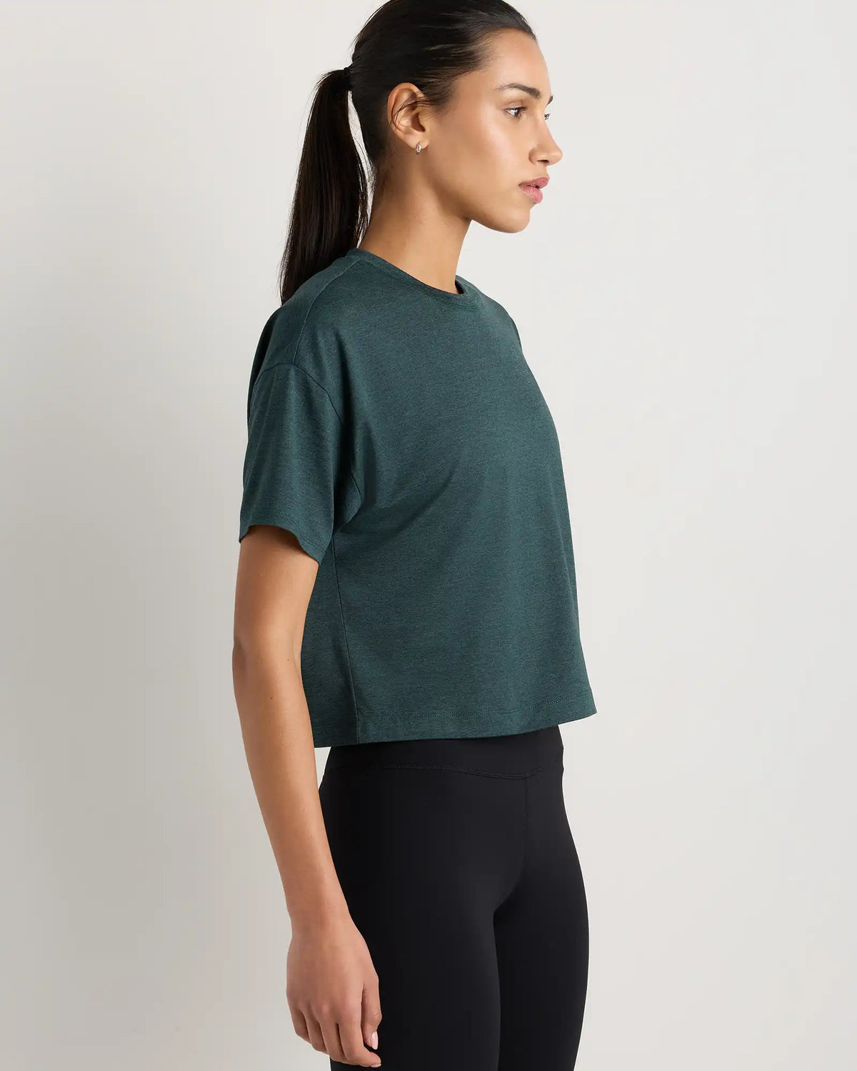 Flowknit Breeze Boxy Cropped Tee